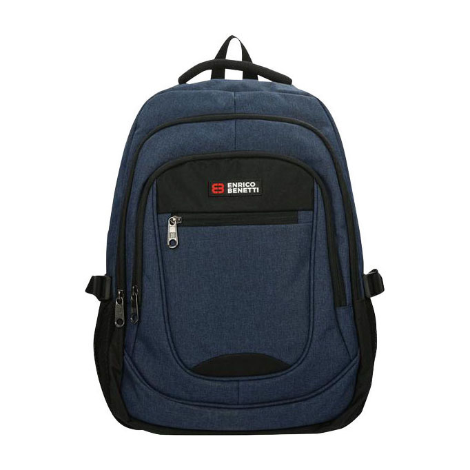 Enrico Benetti rugzak Hamburg navy - Laptop 17 inch