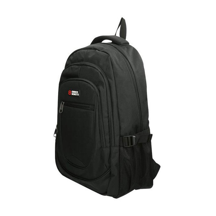 Enrico Benetti rugzak Hamburg zwart - Laptop 17 inch