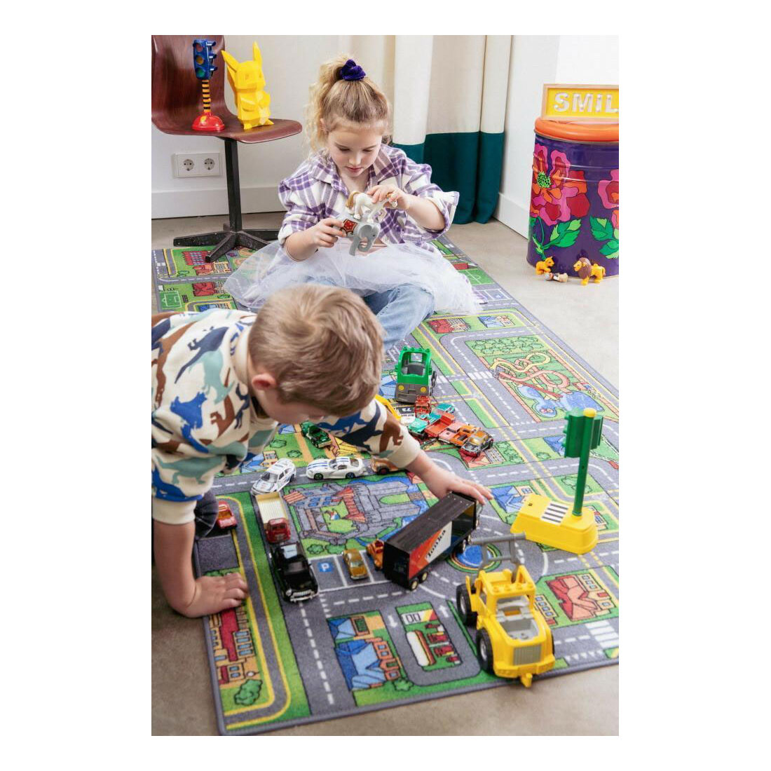 Tapis de jeu « Vie urbaine et circulation » - 95 x 200 cm