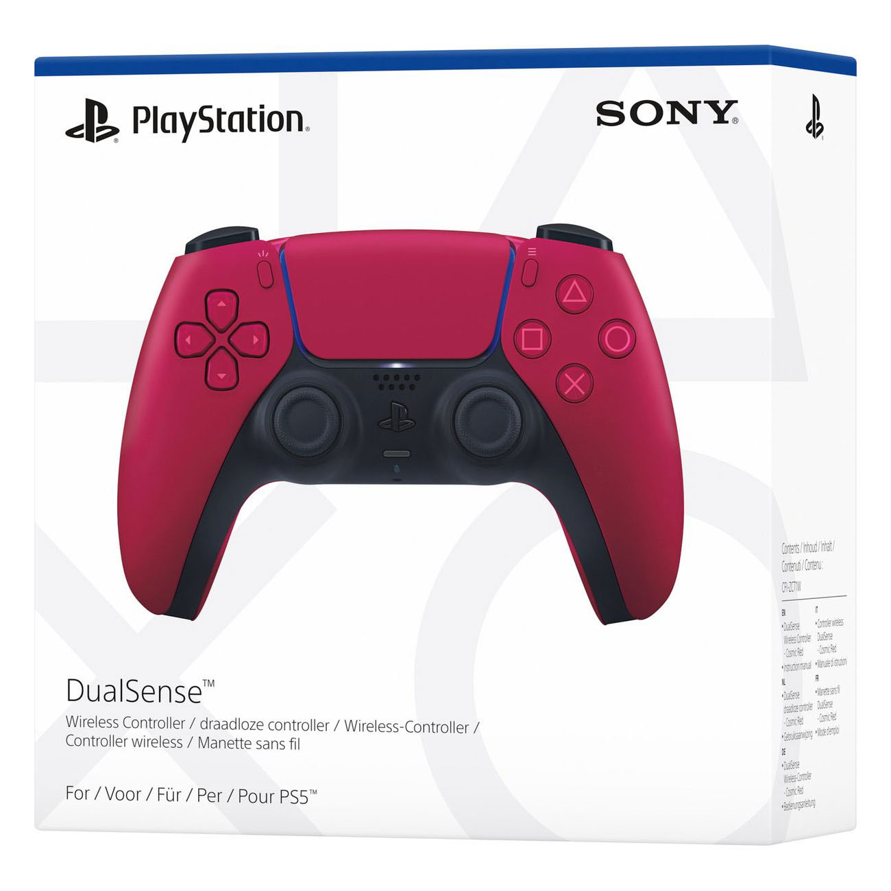 Manette sans fil DualSense PS5 Rouge cosmique