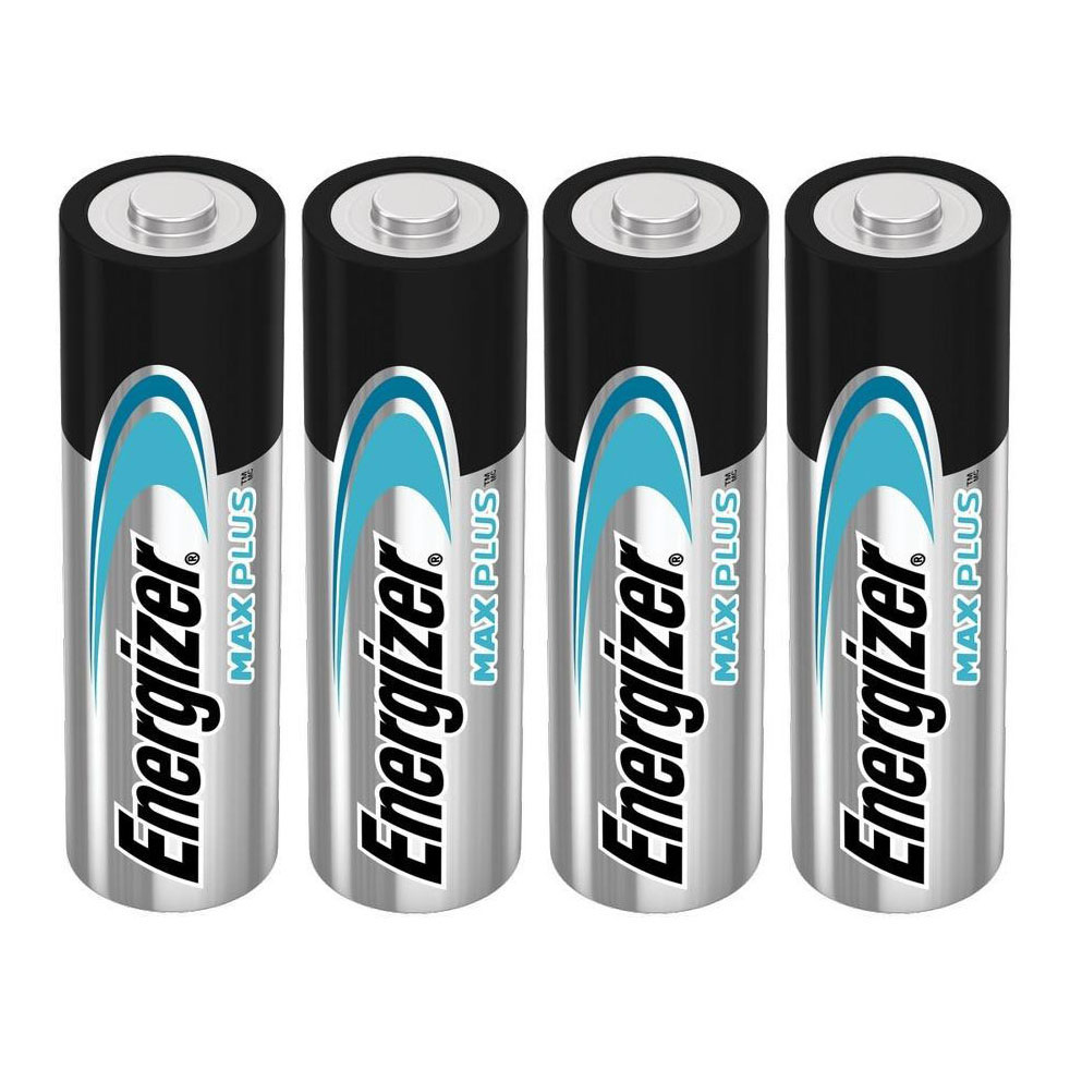 Piles alcalines Energizer Max Plus AA, lot de 4.
