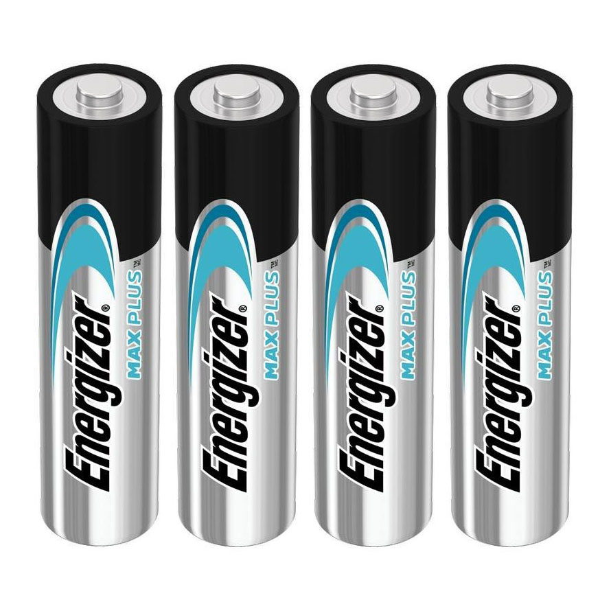Piles alcalines Energizer Max Plus AAA, lot de 4.