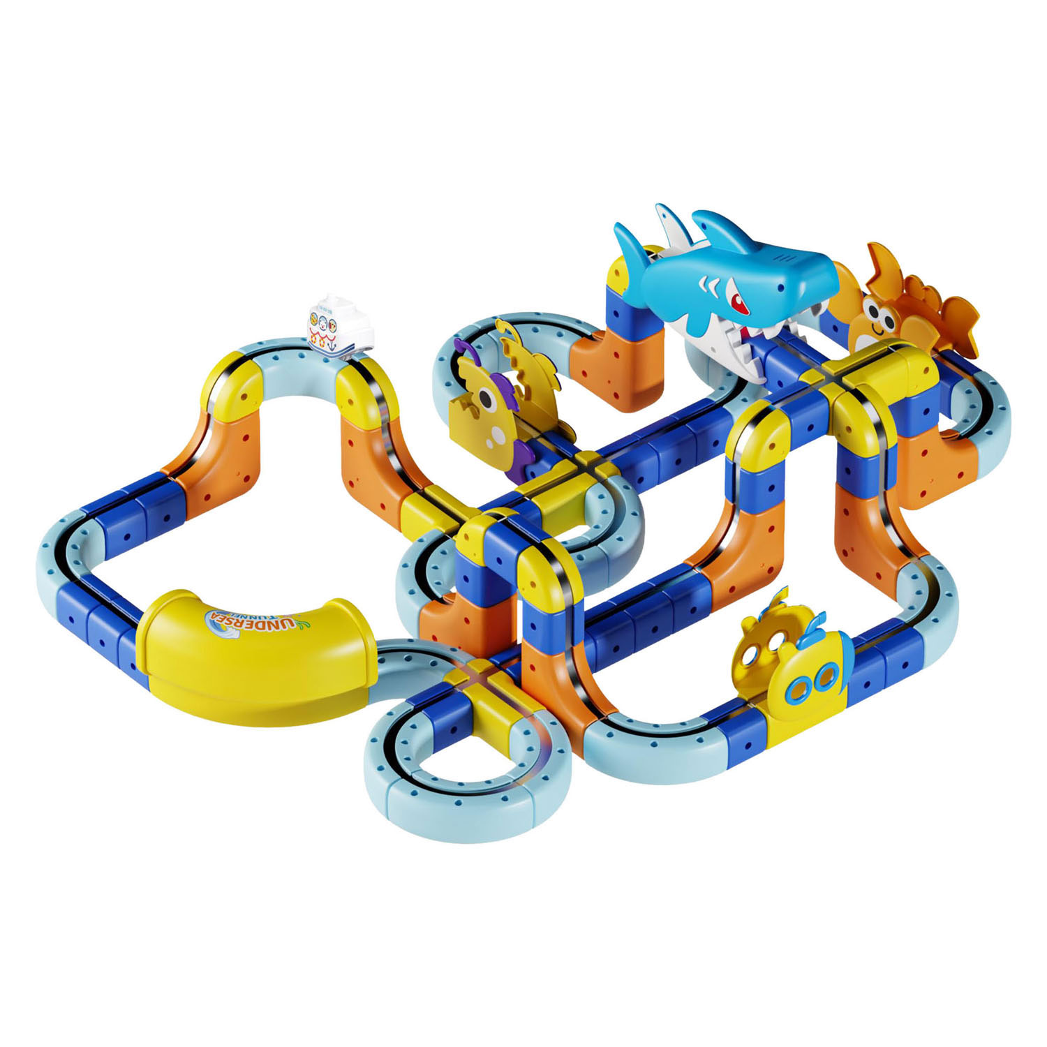 Magnetisch Racebaan Haai met Licht en Geluid - 193dlg.