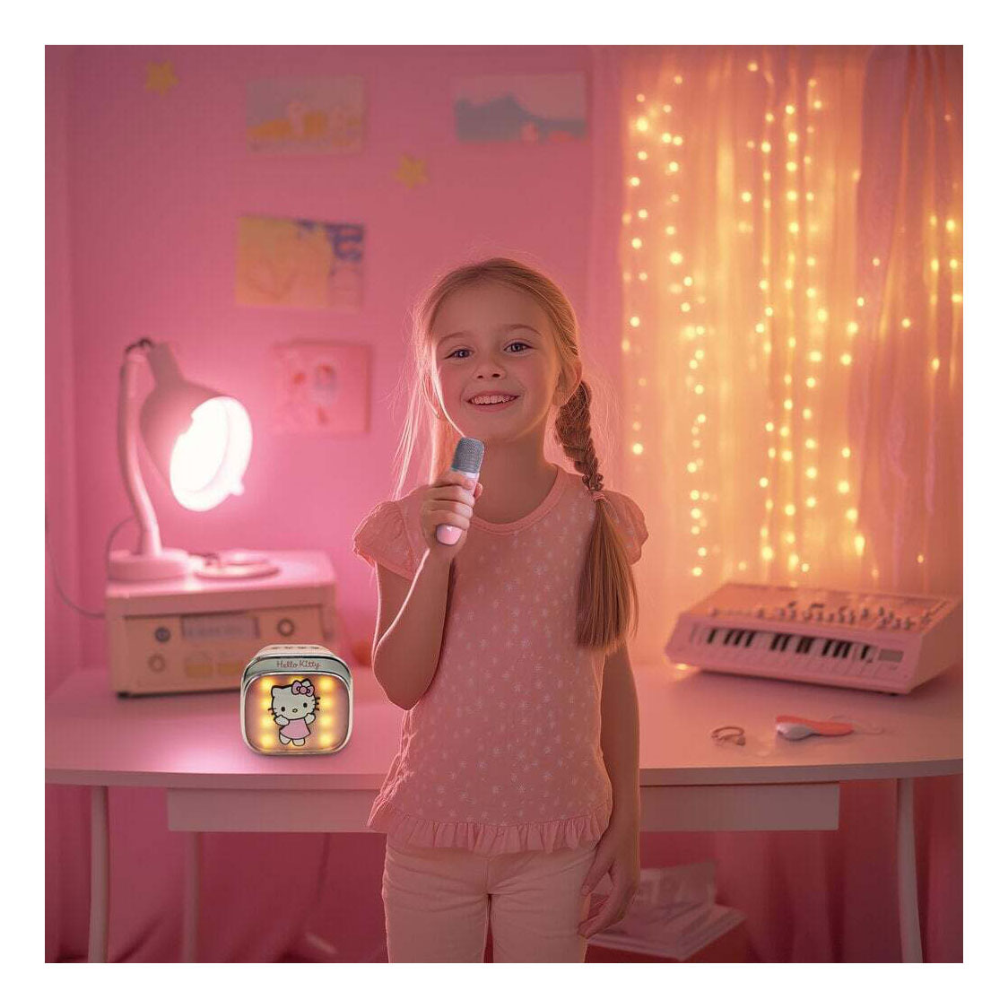 Hello Kitty Funkmikrofon-Karaoke-Set