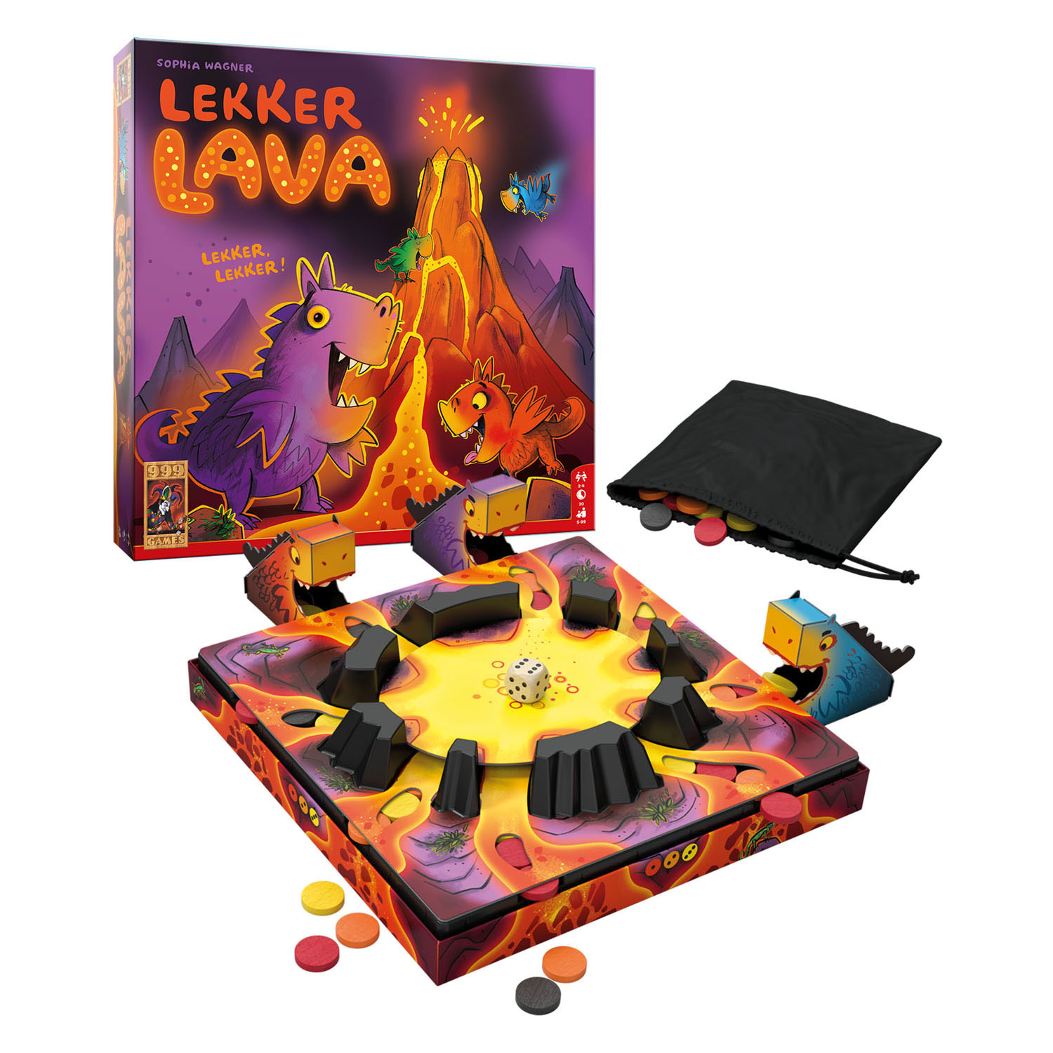 999 Games Lekker Lava Bordspel