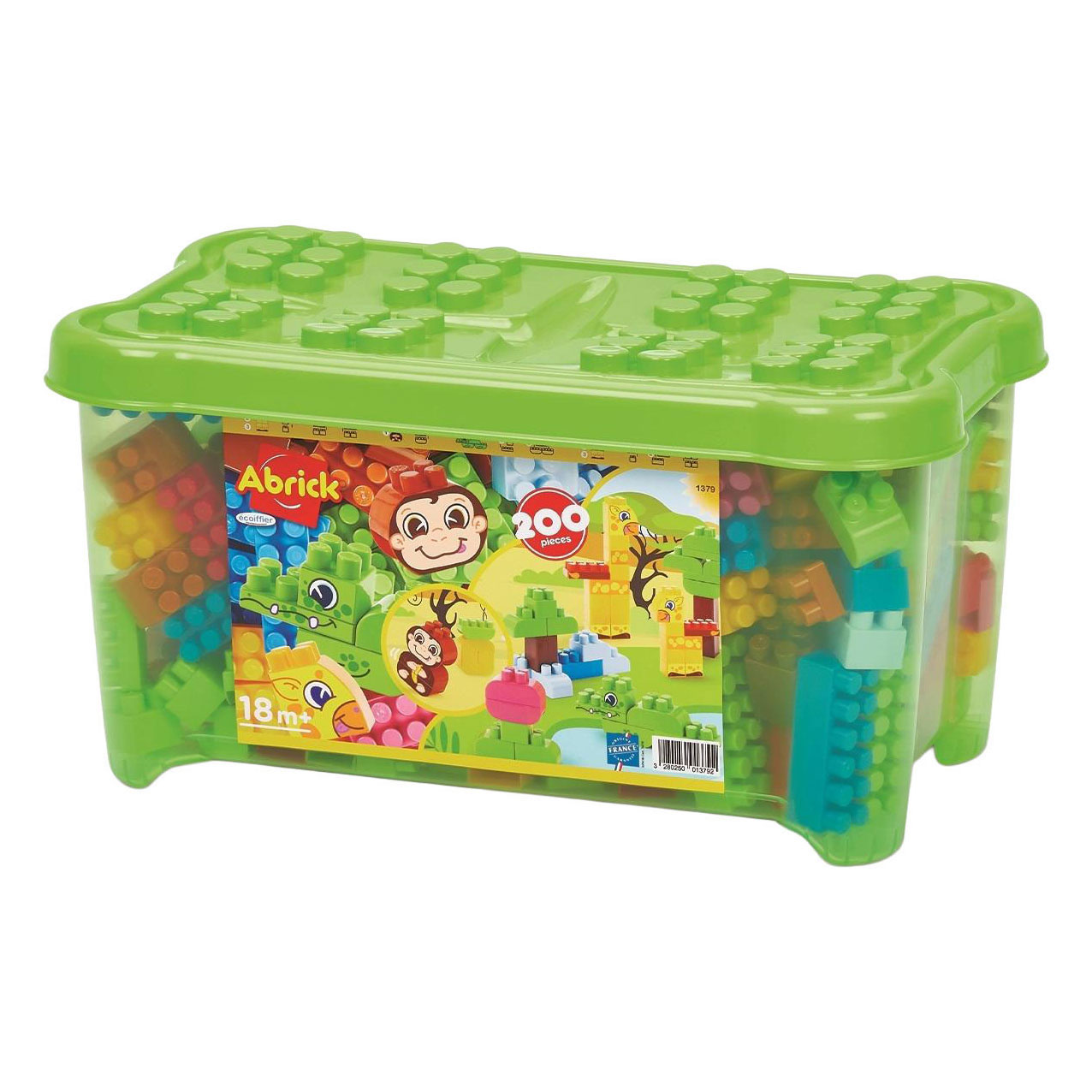Ecoiffier Abrick Jungle Building Blocks Box - 200 pcs.