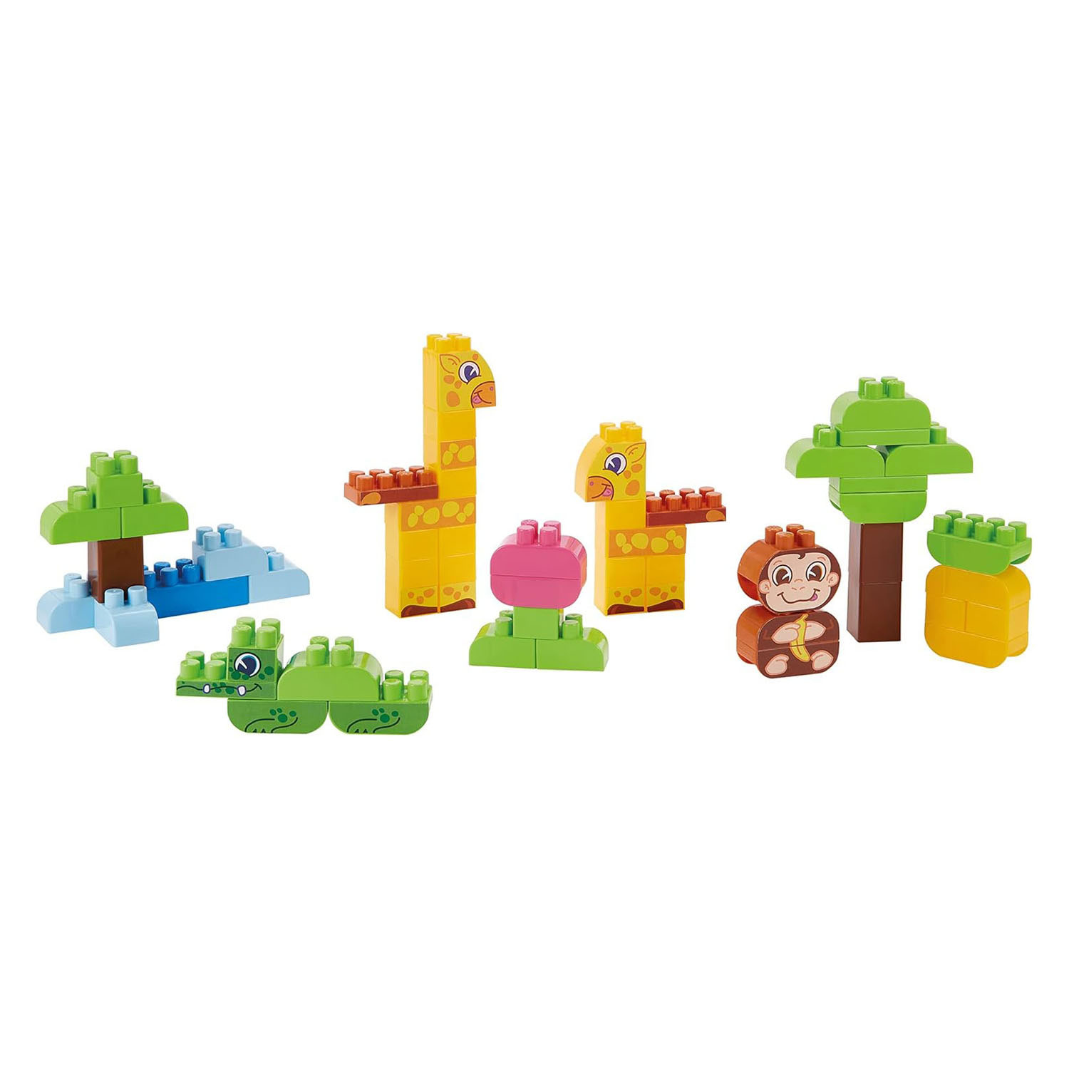 Ecoiffier Abrick Jungle Building Blocks Box - 200 pcs.
