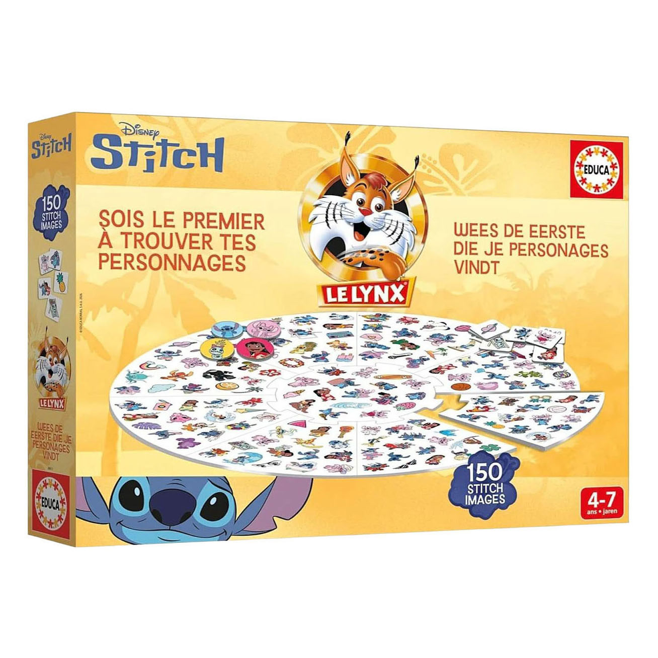 Stitch Lynx Bordspel - NL- en FR-Talig