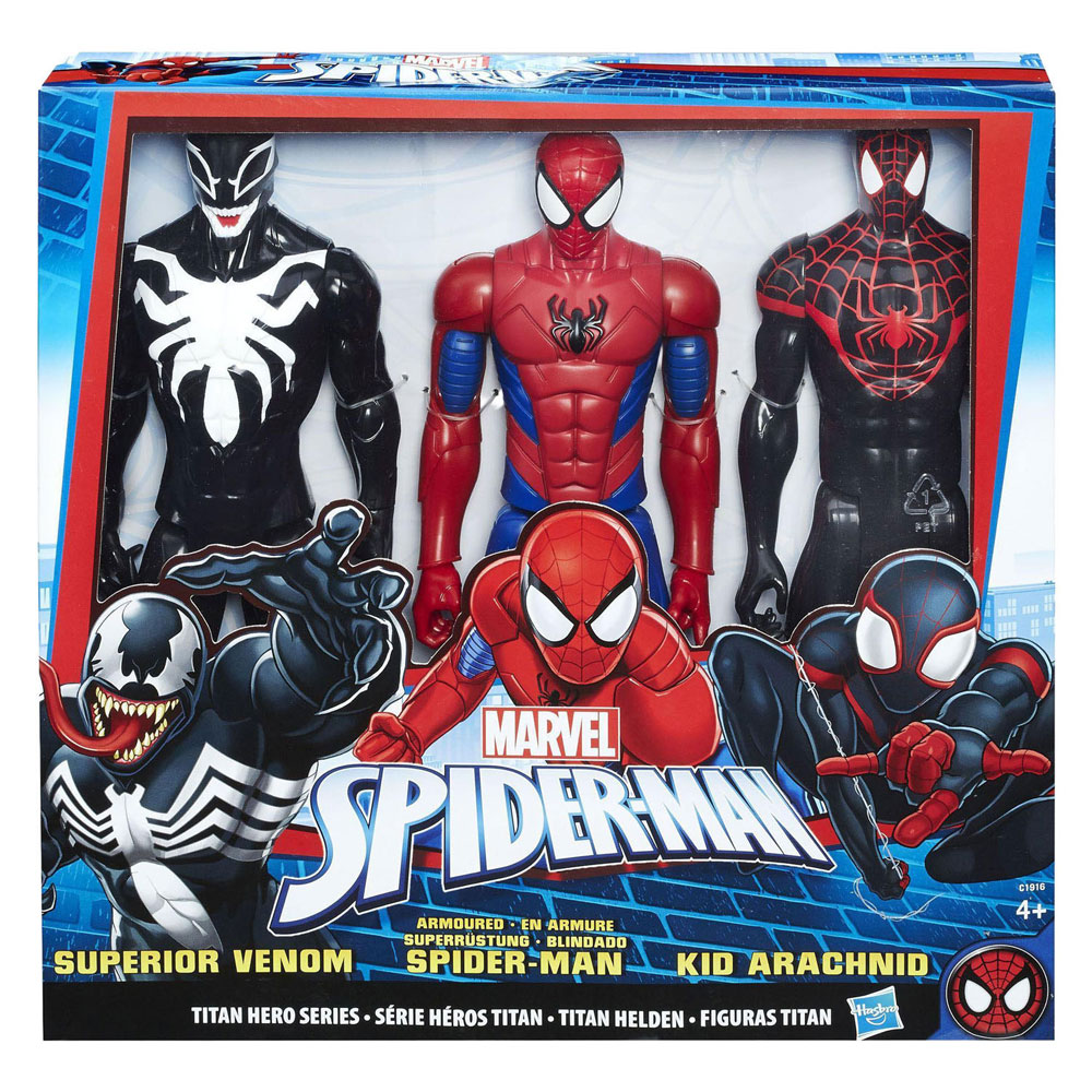 Spider Man Titan Heroes 3-Pack Speelfiguren