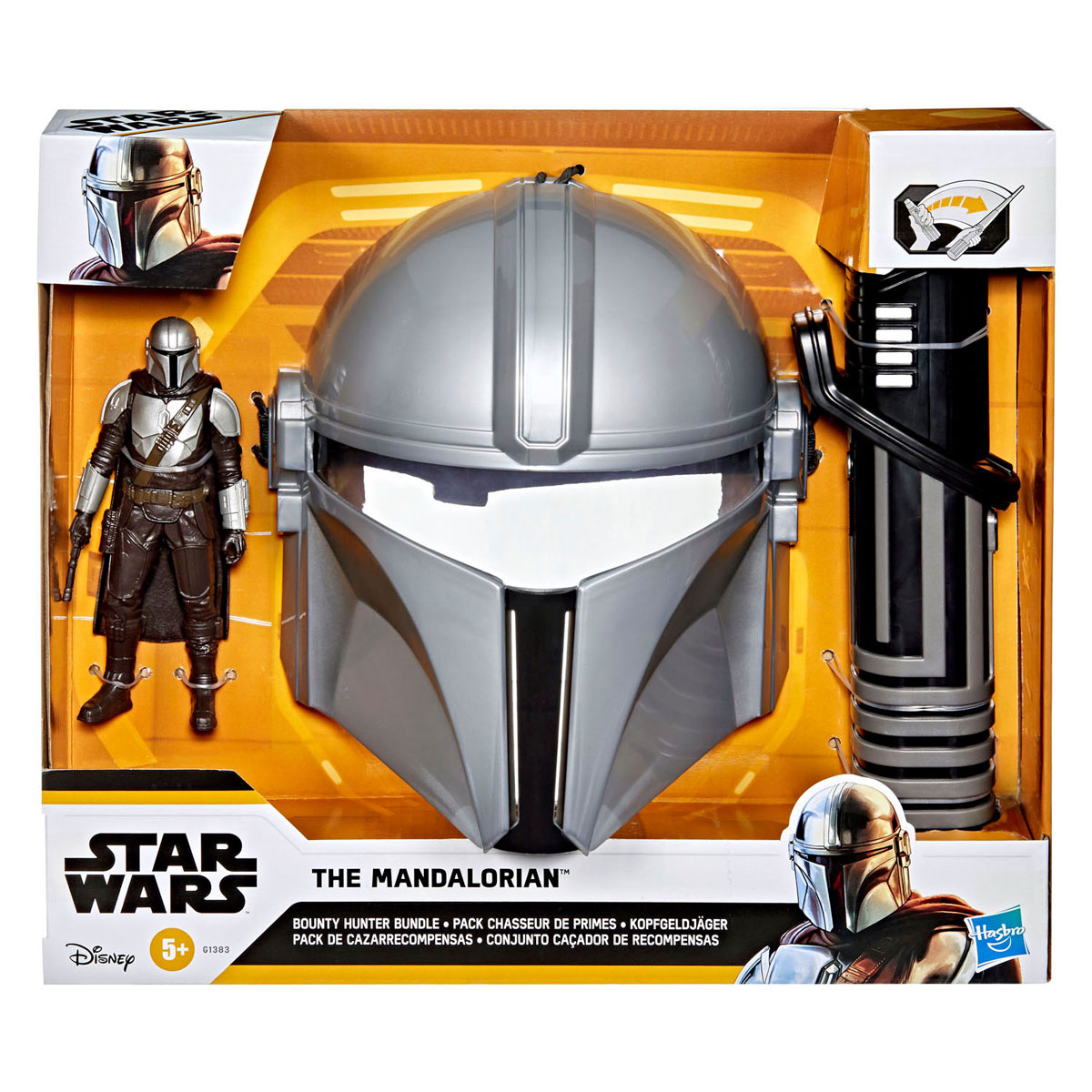 Mandalorian Bounty Hunter Set Masker, Darksaber en Speelfiguur