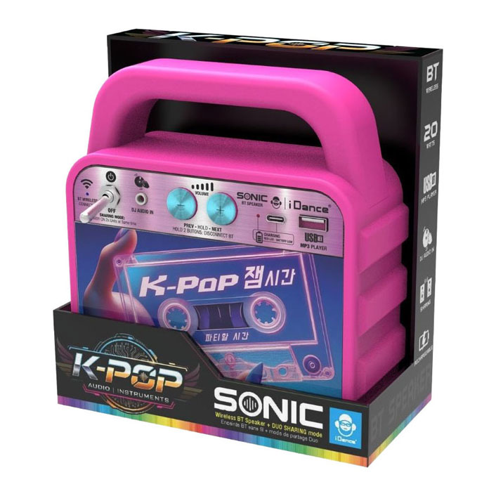 iDance Draadloze Bluetooth-Luidspreker Roze
