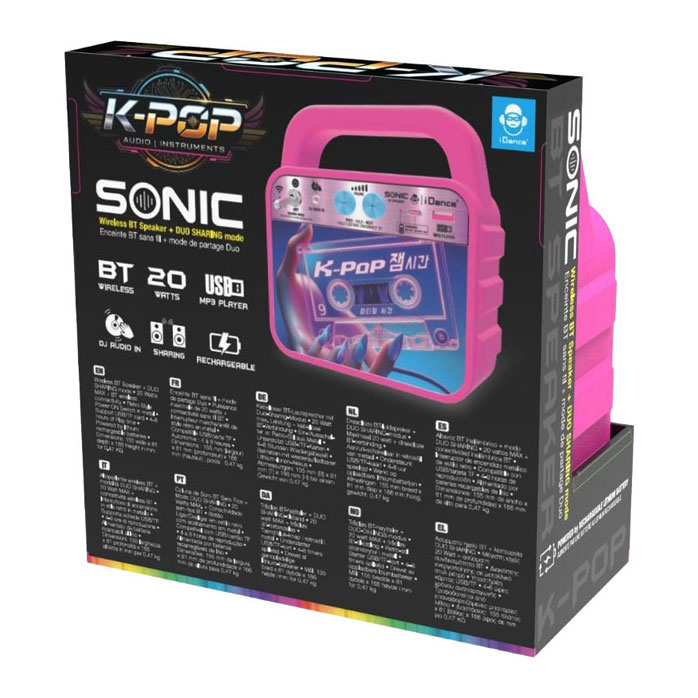 iDance Draadloze Bluetooth-Luidspreker Roze