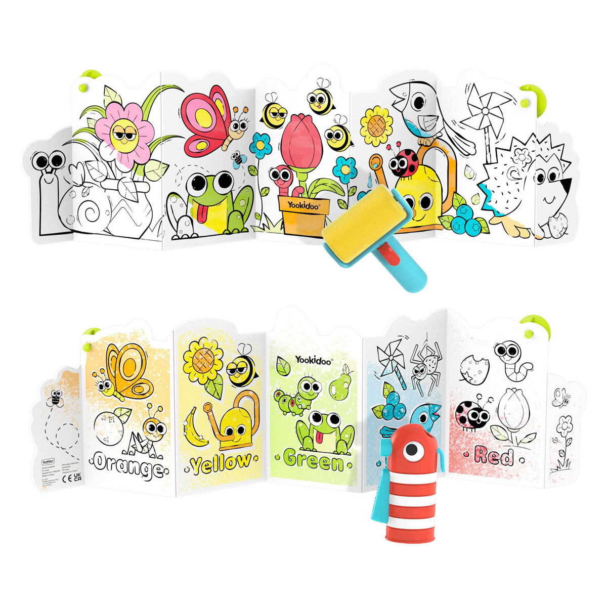 Yookidoo Spray N Roll Magic Book Water Kleurboek