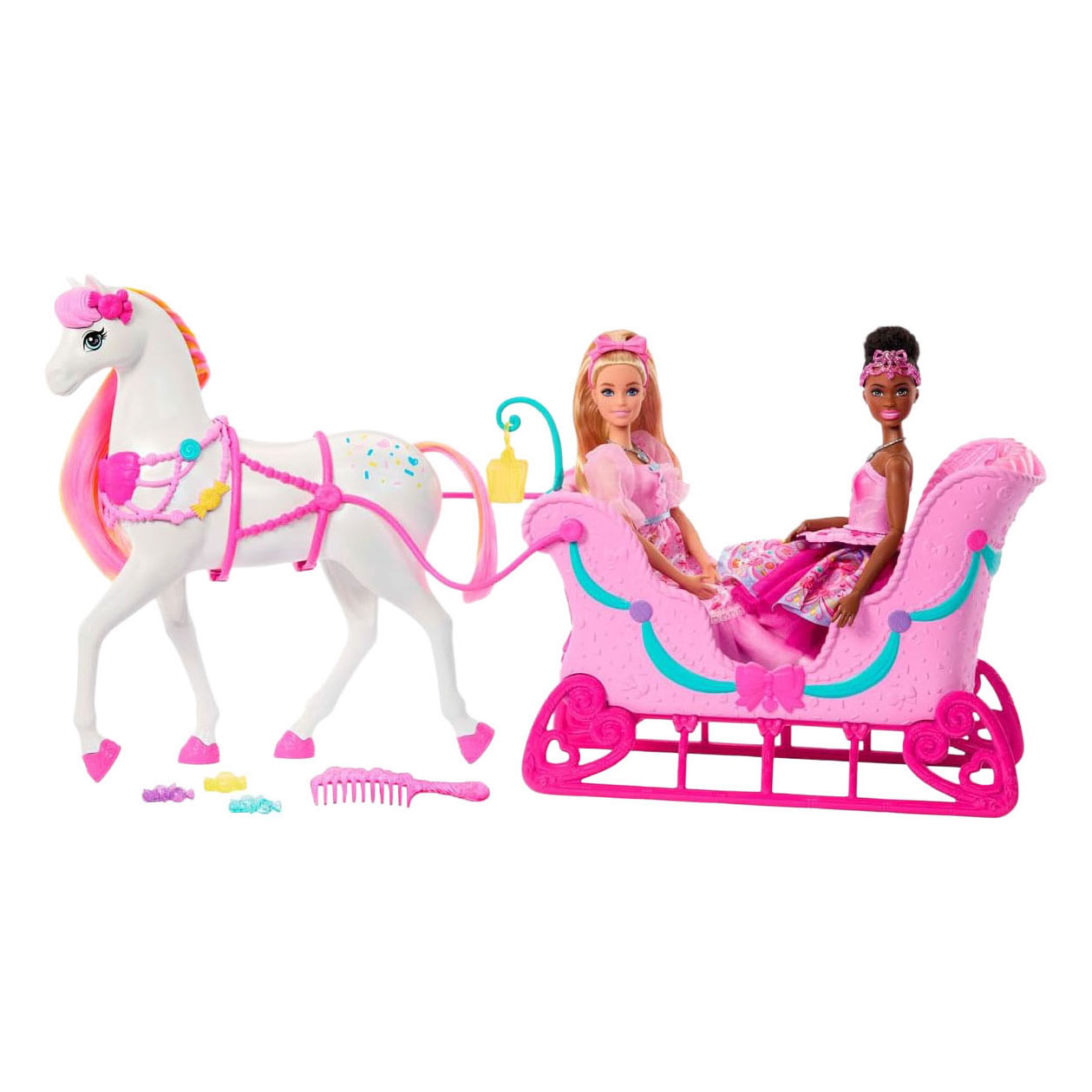 Barbie Notenkraker Snoepjesland Paard en Slee