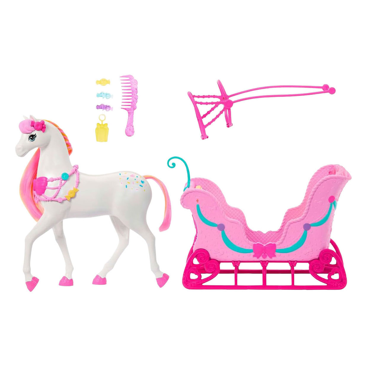 Barbie Notenkraker Snoepjesland Paard en Slee