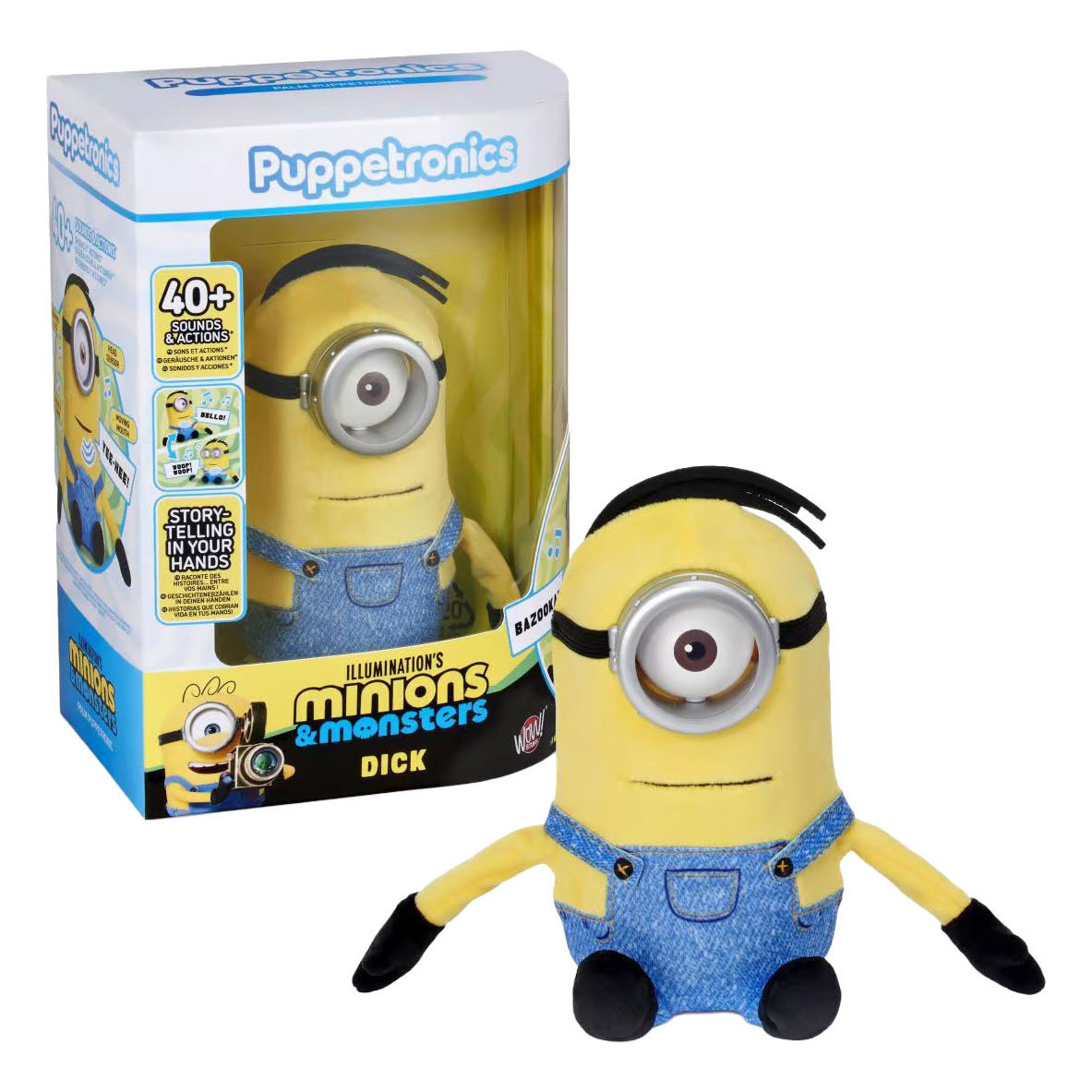 Peluche interactive Puppetronic Dick Palm des Minions universels