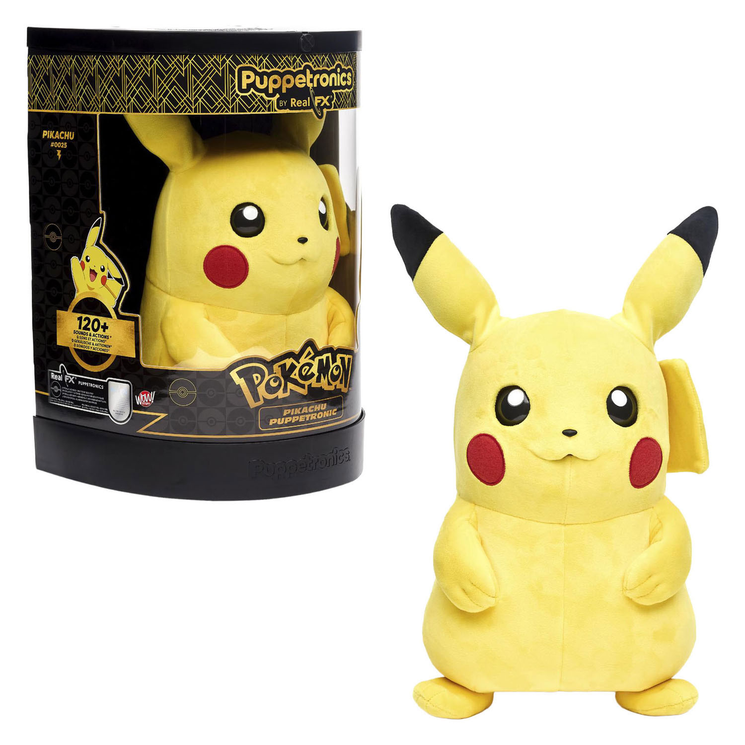 Real FX Pikachu Interactieve Knuffel