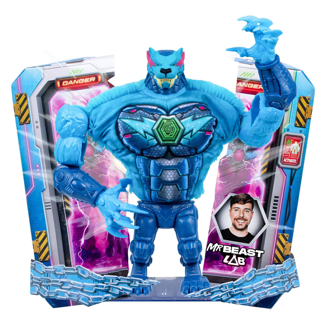 MrBeast Lab Mega-Tech Mutators Speelfiguur