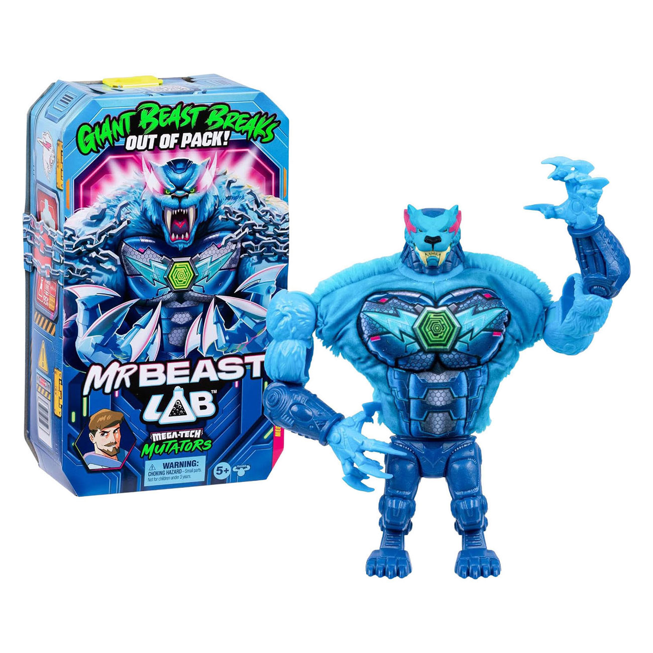 MrBeast Lab Mega-Tech Mutators Speelfiguur