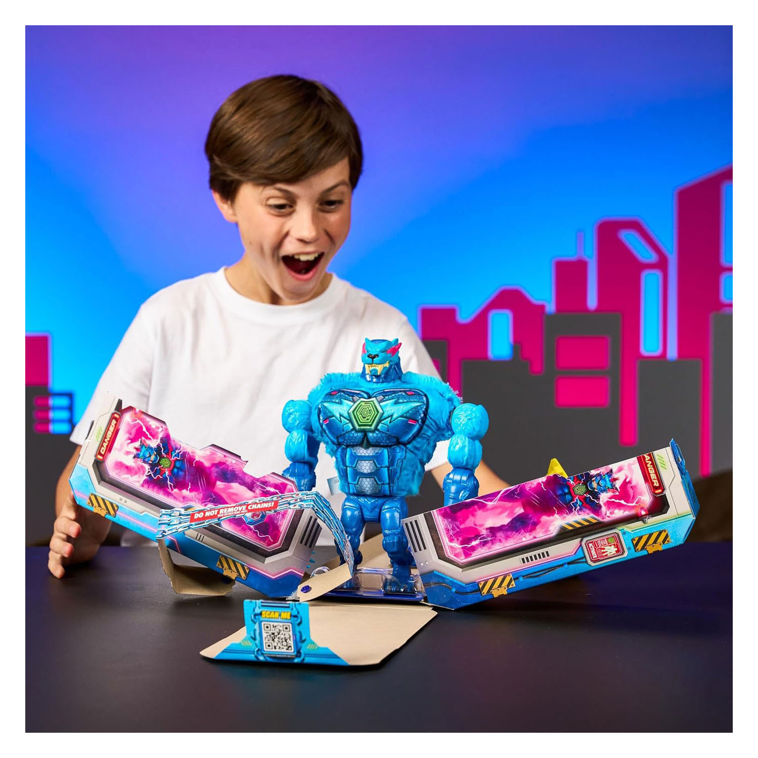MrBeast Lab Mega-Tech Mutators Speelfiguur