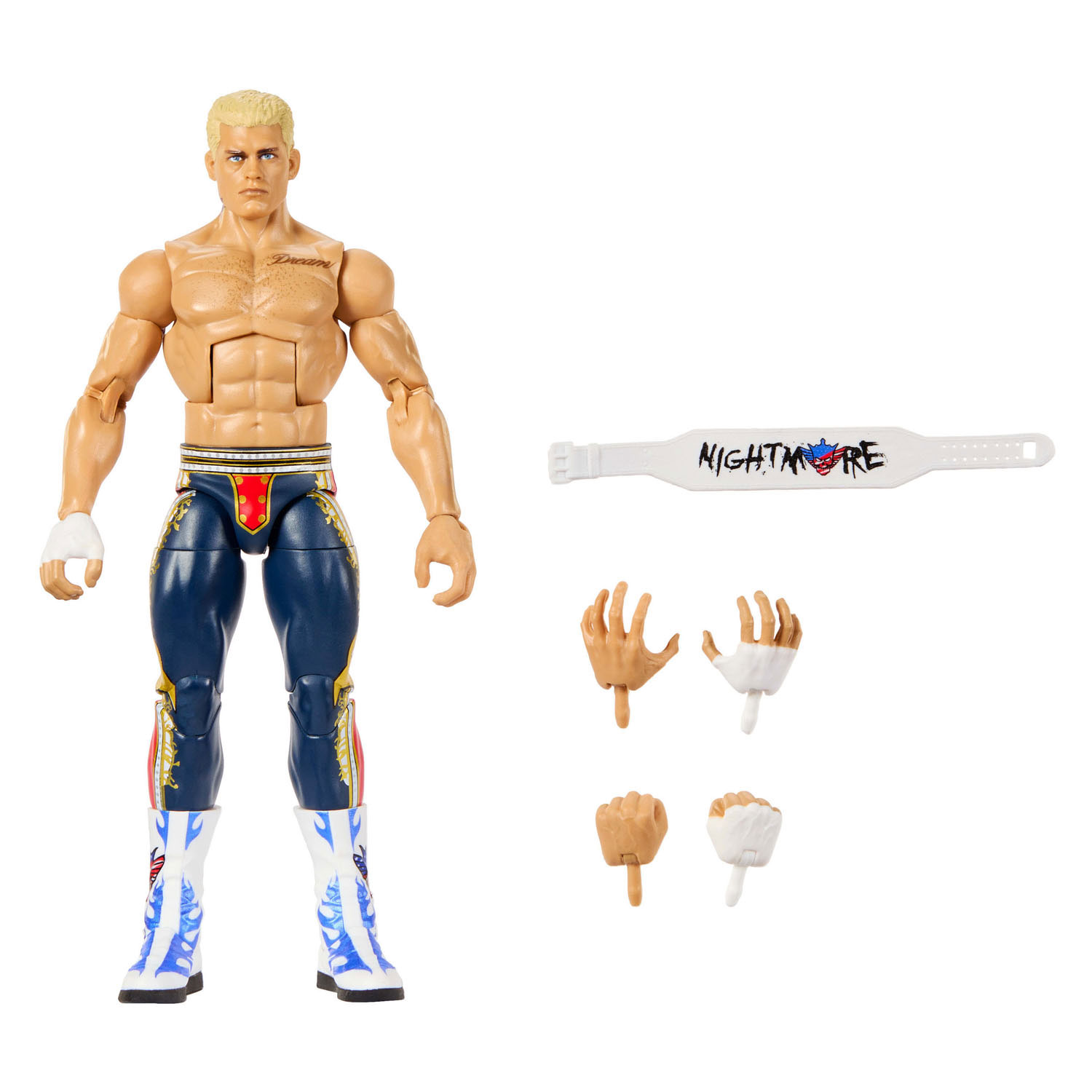 WWE Elite Collection The Amercian Nightmare Cody Rhodes Actiefiguur - 17cm
