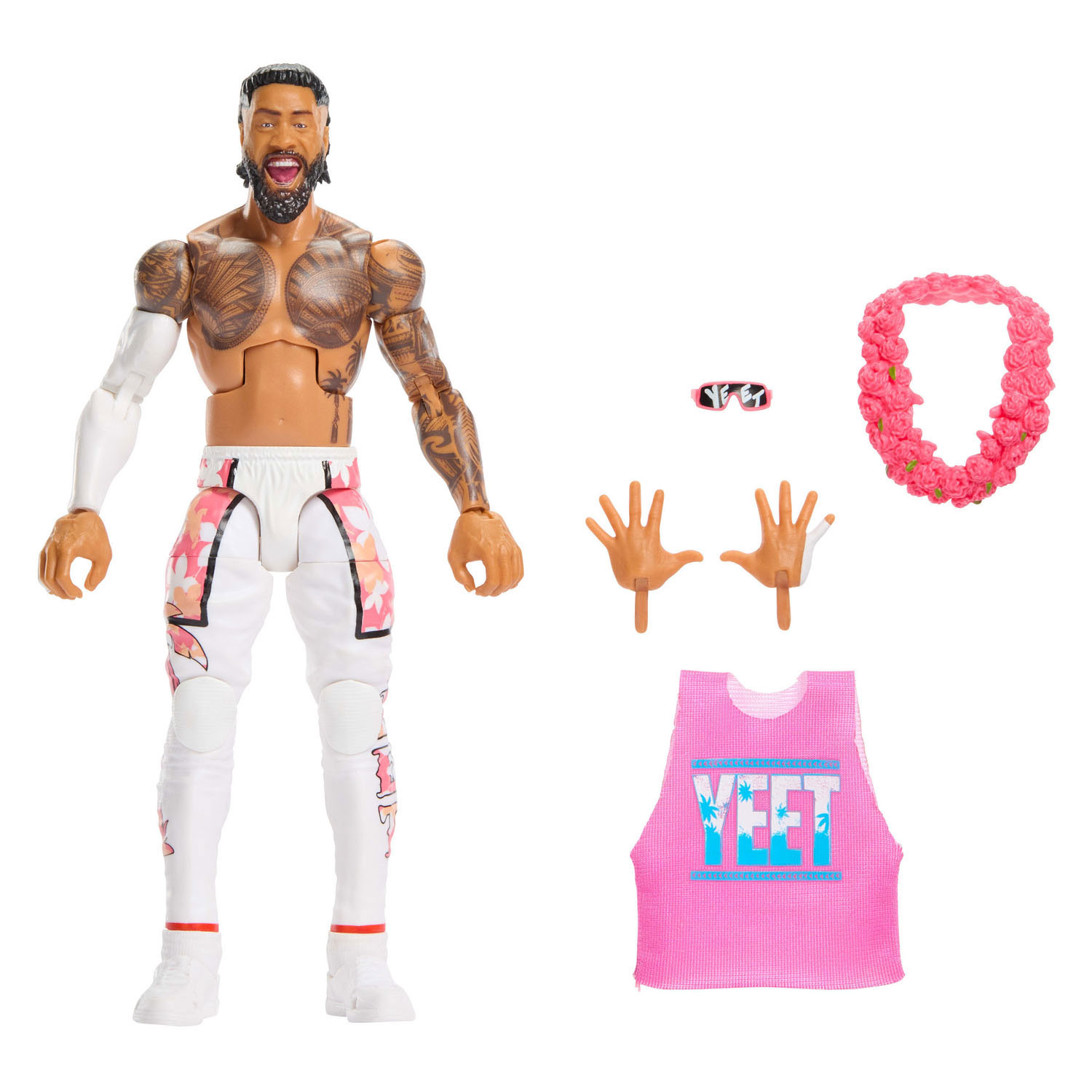 WWE Elite Collection Jey Uso Actiefiguur - 17cm