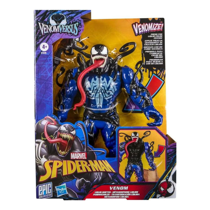 Marvel Spiderman VenomVersus Liquid Shifter Actiefiguur