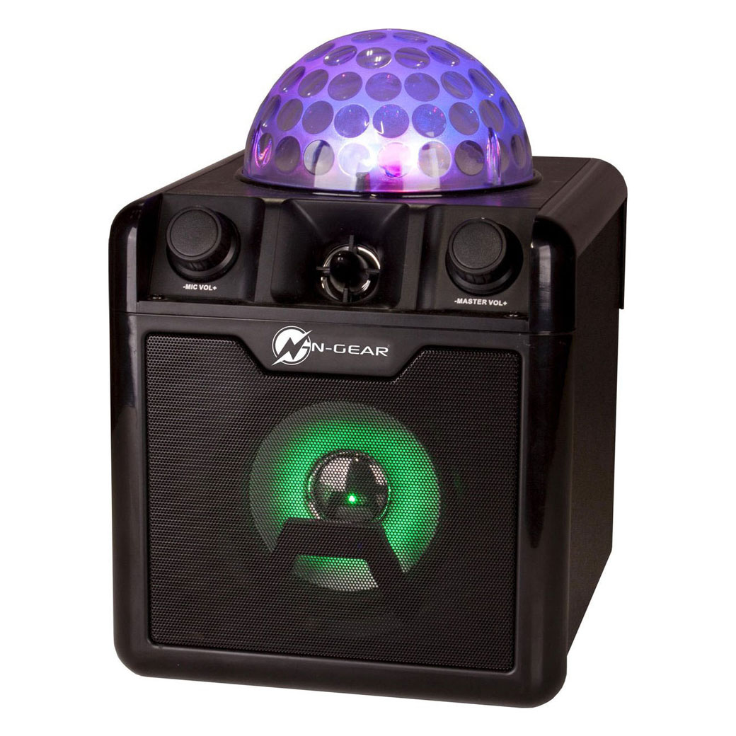 N-Gear Disco Block 410 Bluetooth Speaker Karaoke Set