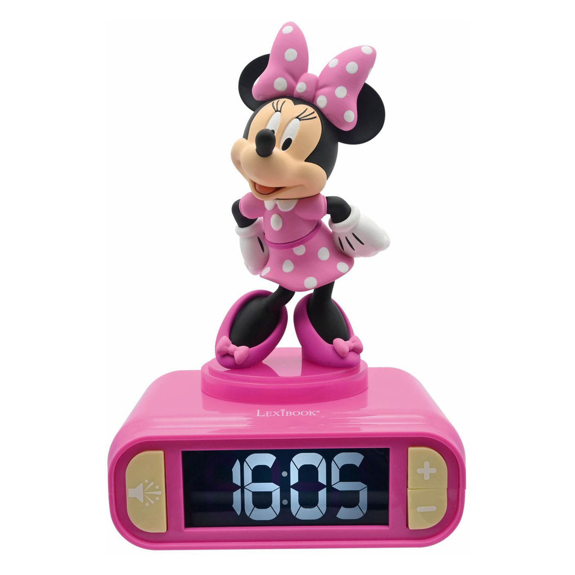 Minnie Mouse 3D Digitale Wekker met Licht en Geluid