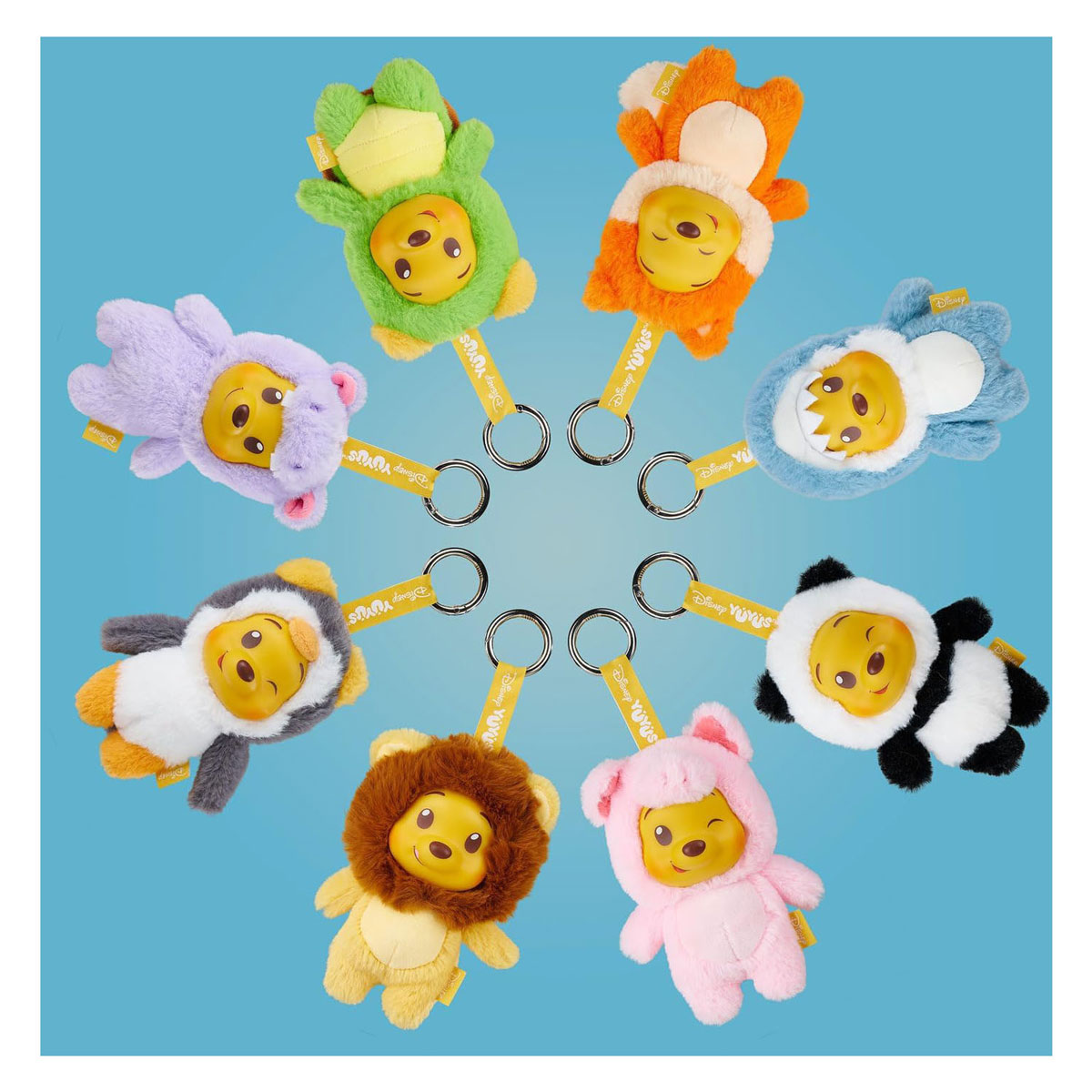 Disney YUYUS Pluche Figuur Winnie de Poeh - 12cm