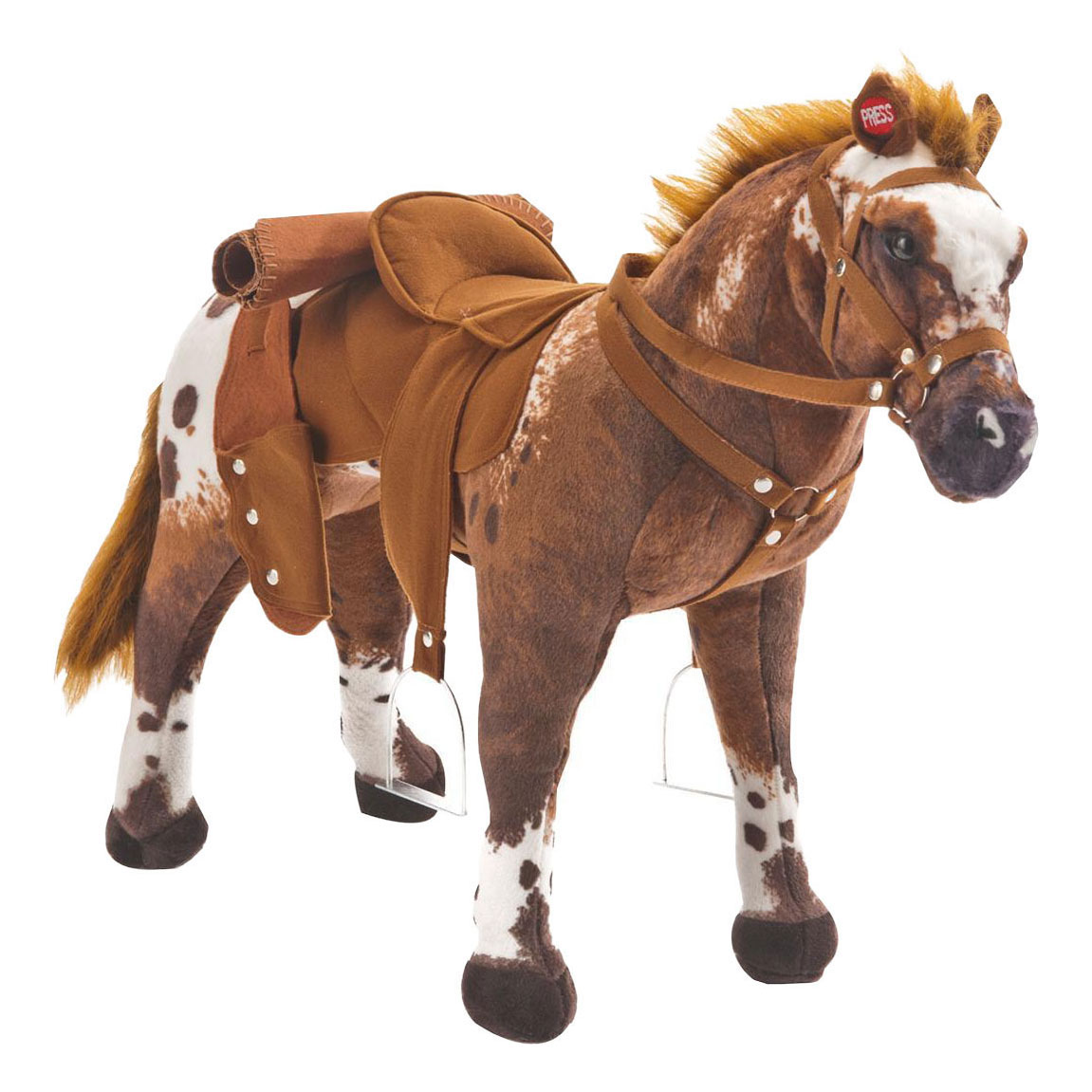 Cowboy Zitpaard met Zadel en Geluid