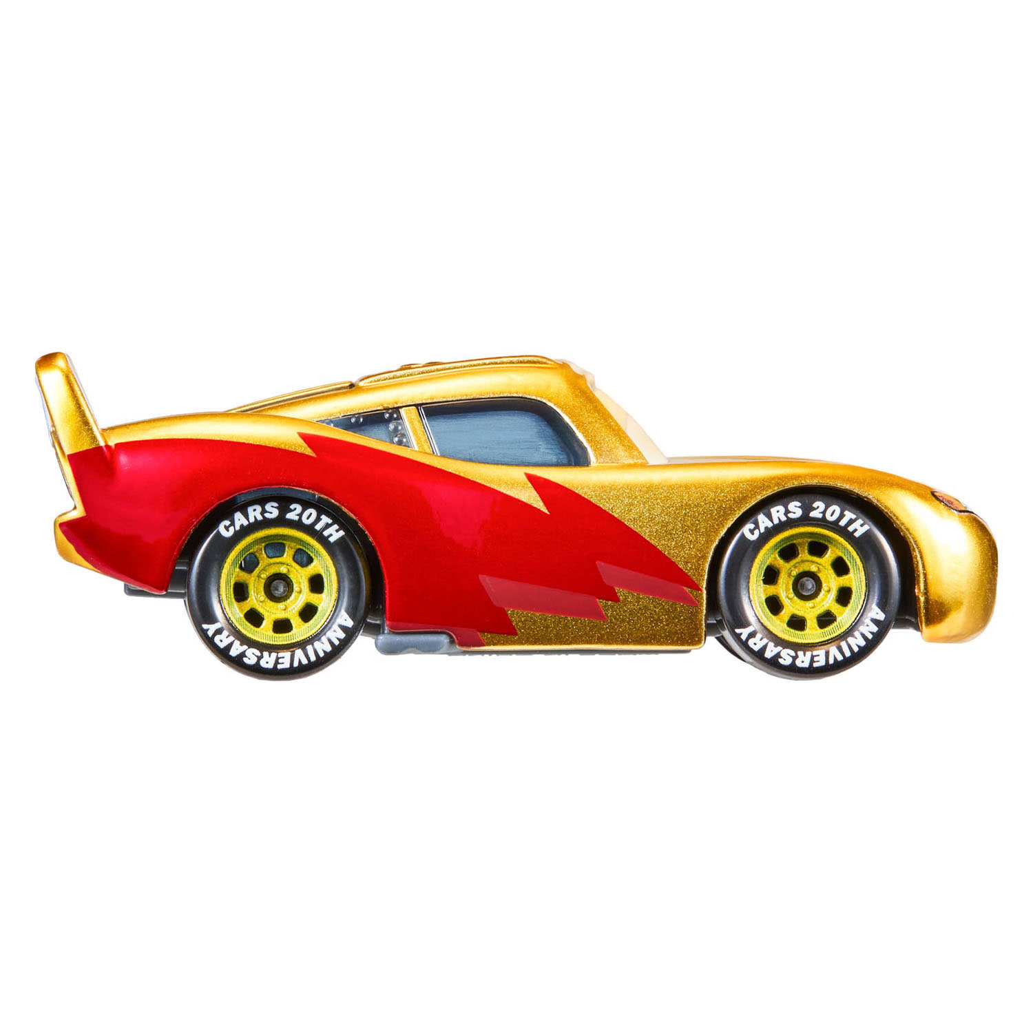 Mattel Disney Cars Lightning Mcqueen 20th Anniversary Golden Exclusive Speelgoedauto