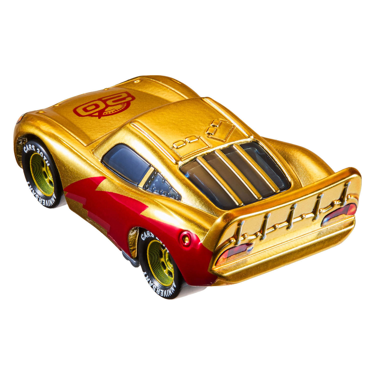 Mattel Disney Cars Lightning Mcqueen 20th Anniversary Golden Exclusive Speelgoedauto