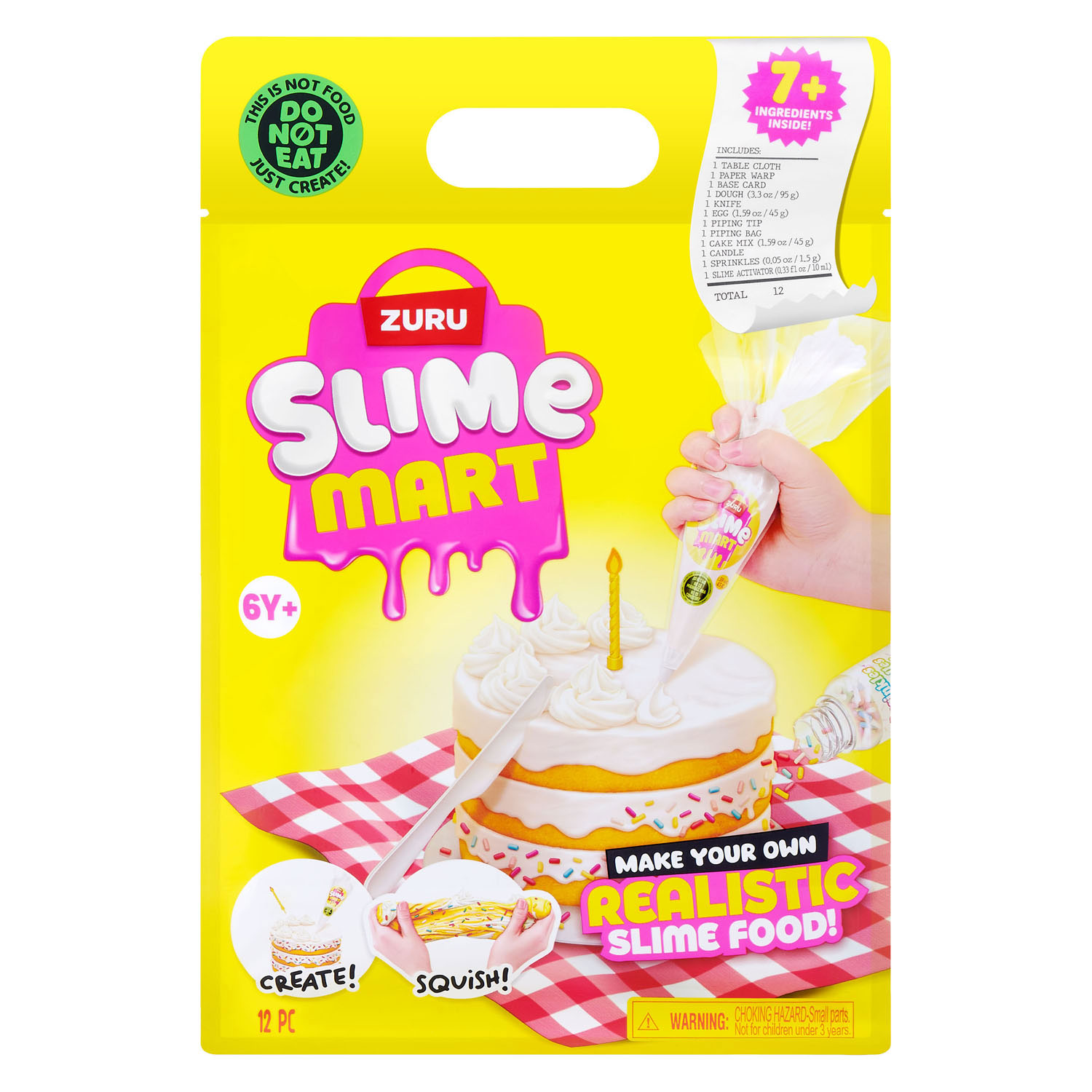 Slime Mart Small Shopping Bag Birthday Cake Slijm