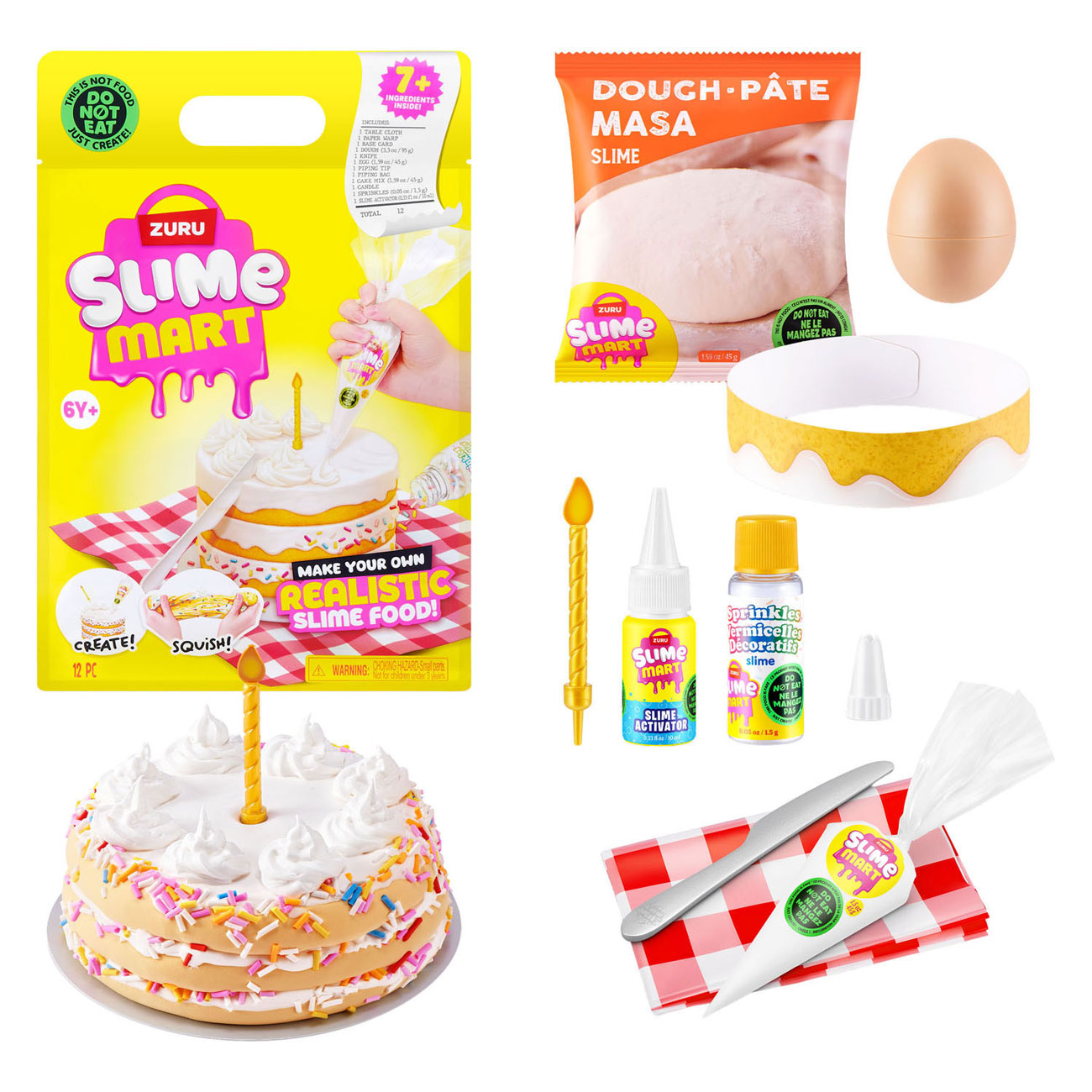 Slime Mart Small Shopping Bag Birthday Cake Slijm