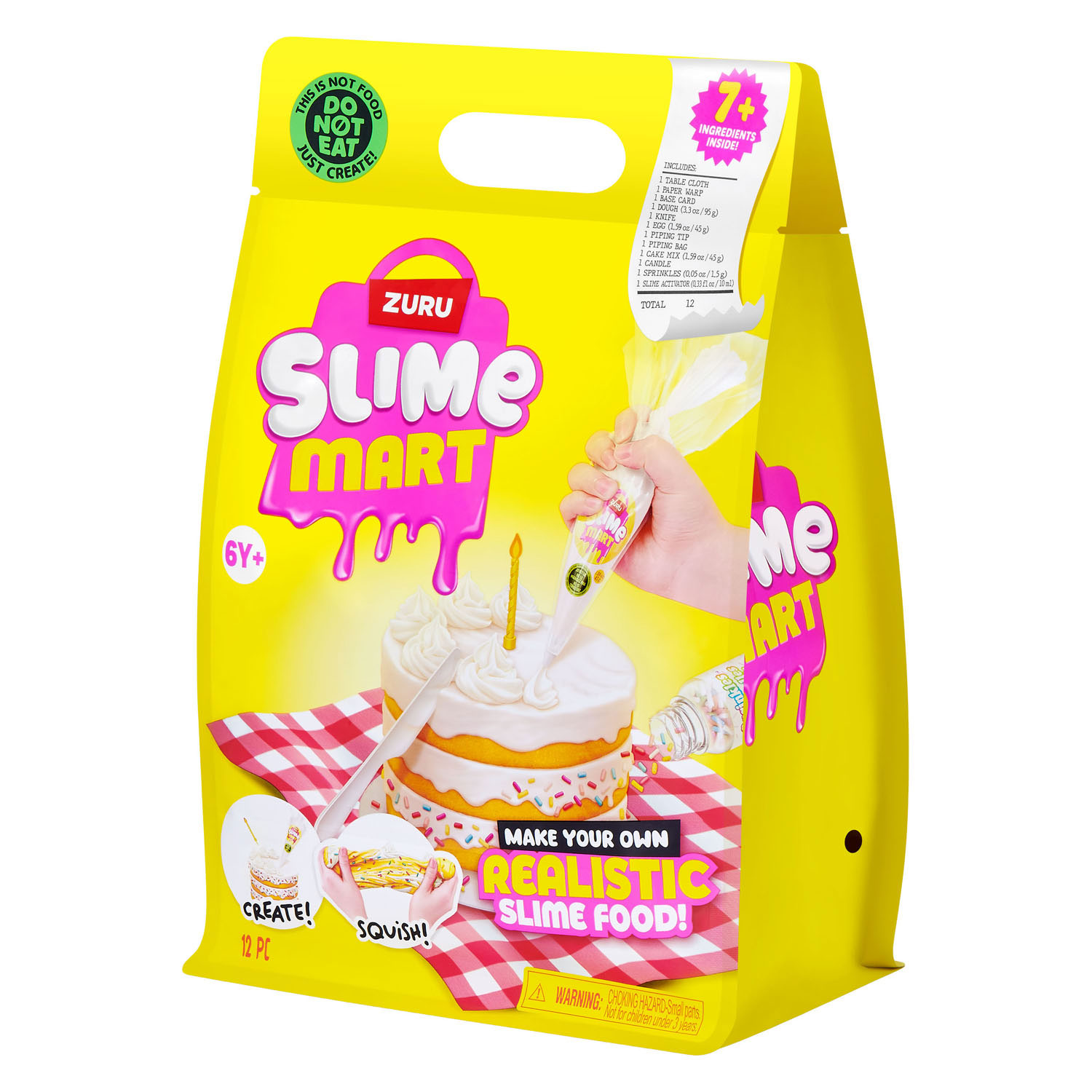 Slime Mart Small Shopping Bag Birthday Cake Slijm