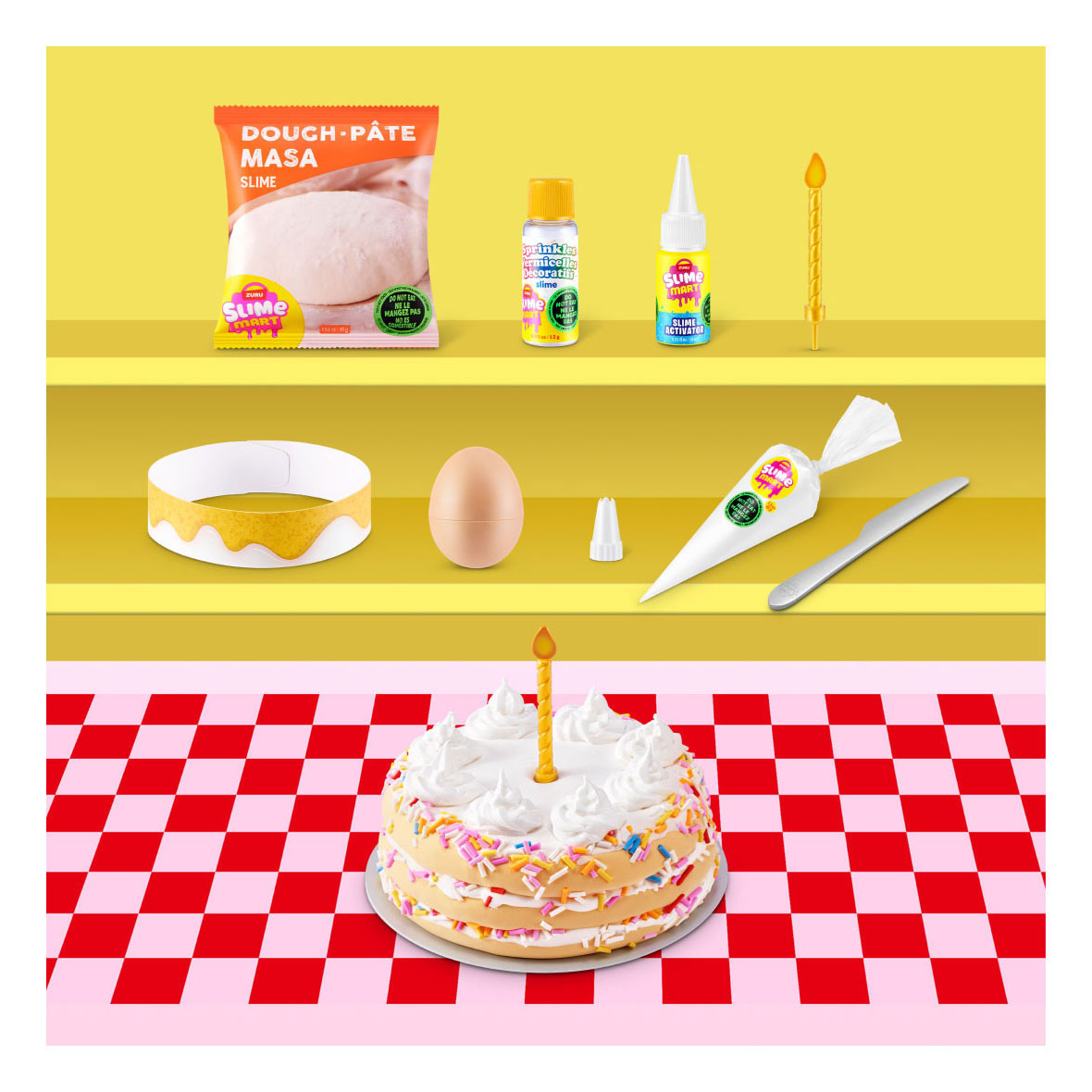 Slime Mart Small Shopping Bag Birthday Cake Slijm