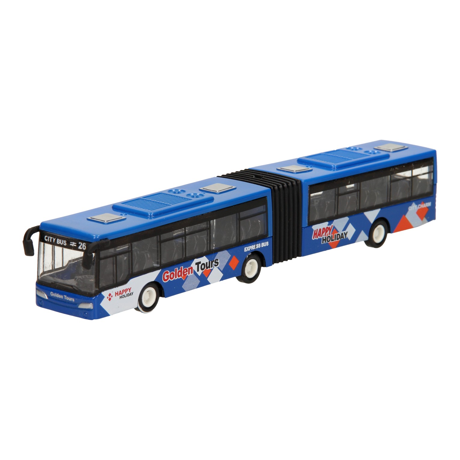 Metalen Bus - Blauw