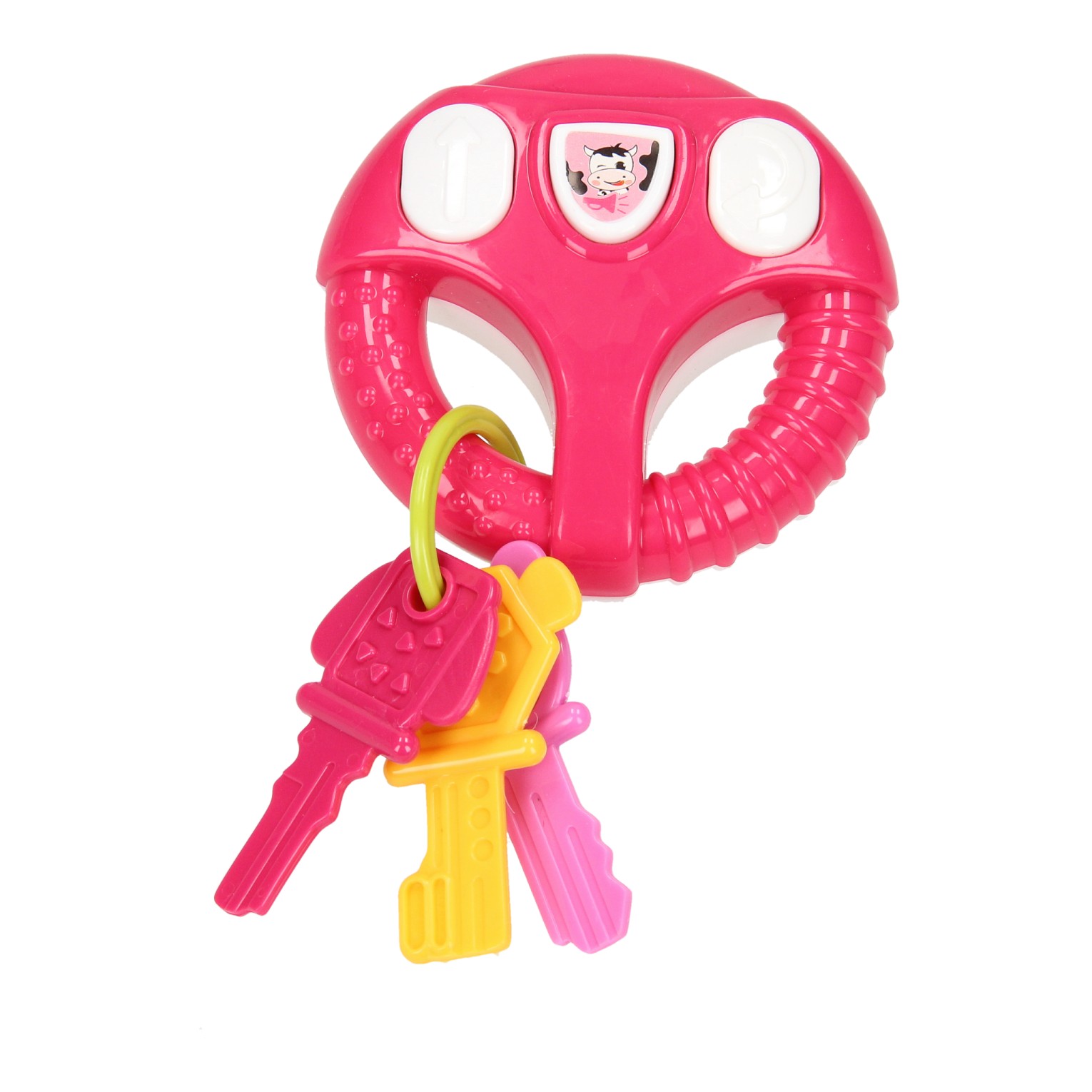 Spielrad mit Schlüsseln – Rosa