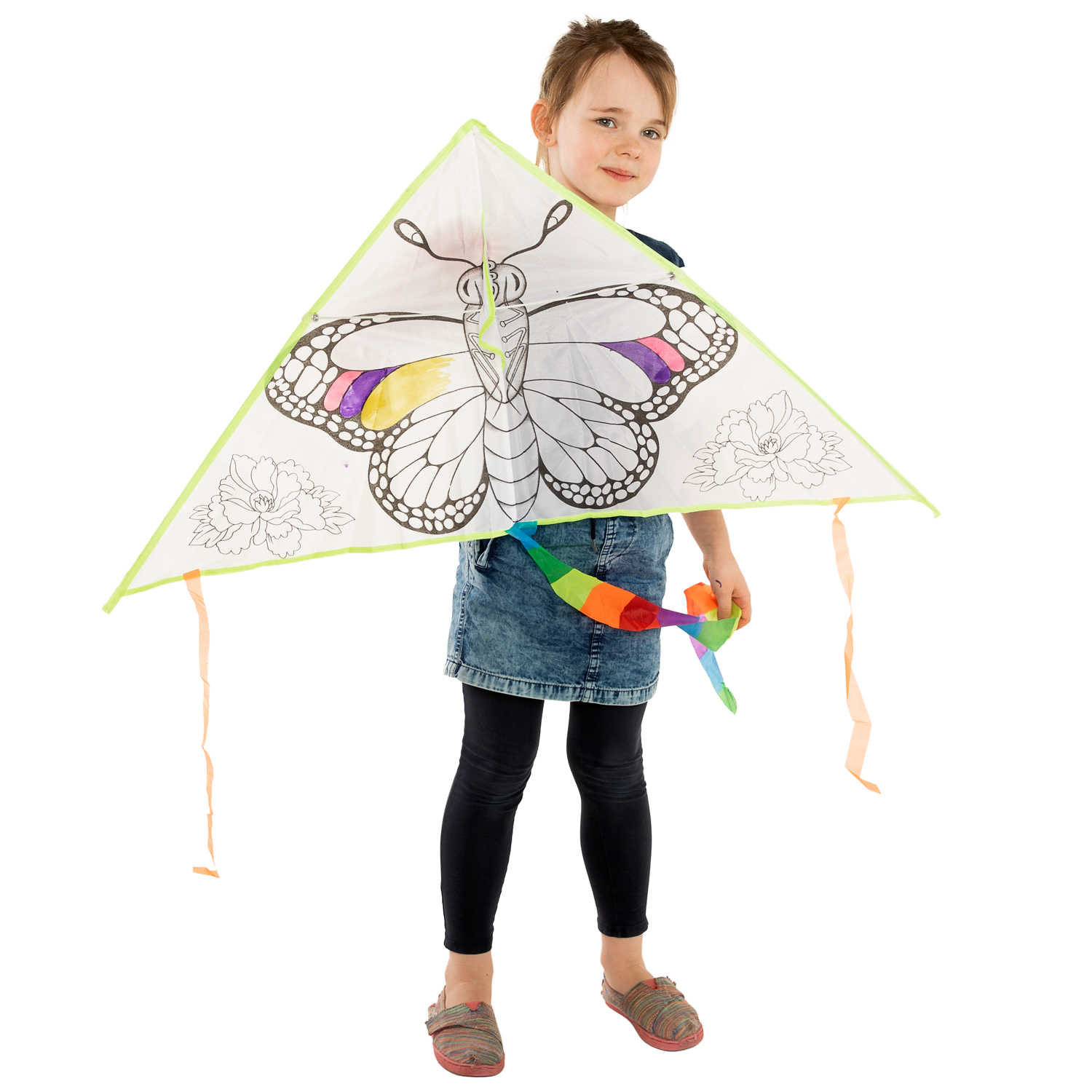 slijm Snor ondergoed Kleur je eigen Vlieger - Vlinder online kopen | Lobbes Speelgoed