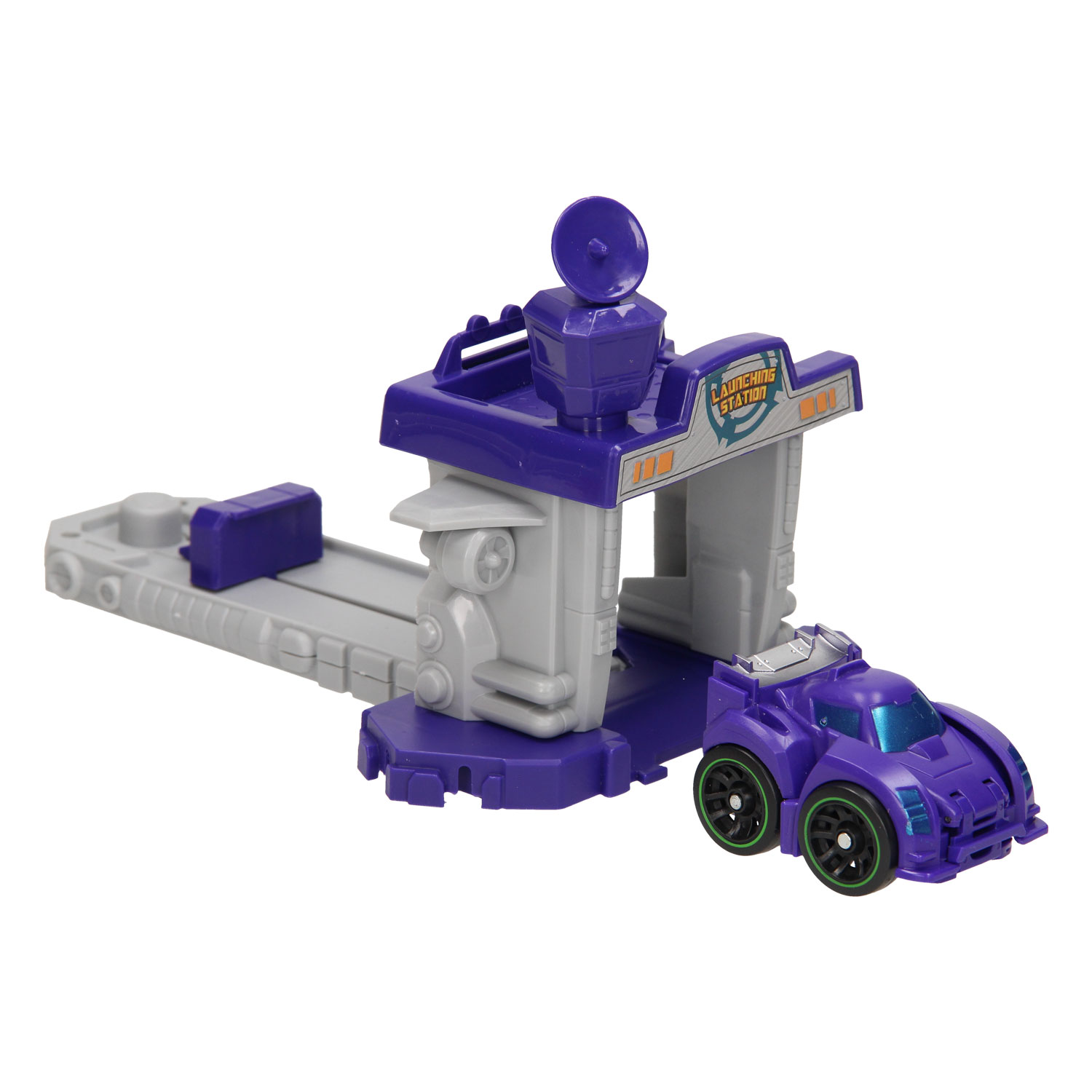 Piste de lancement de l'ensemble de transformation Max Robot - Violet