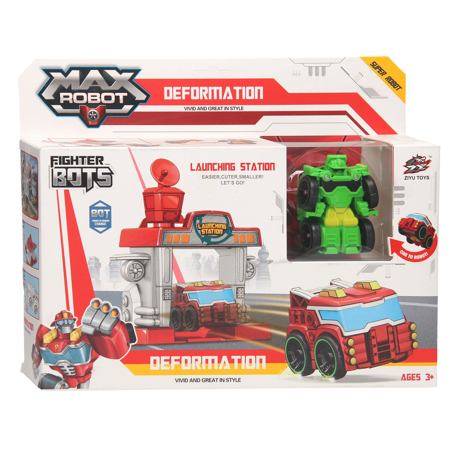 Max Robot Transformation Set Launch Track – Rot