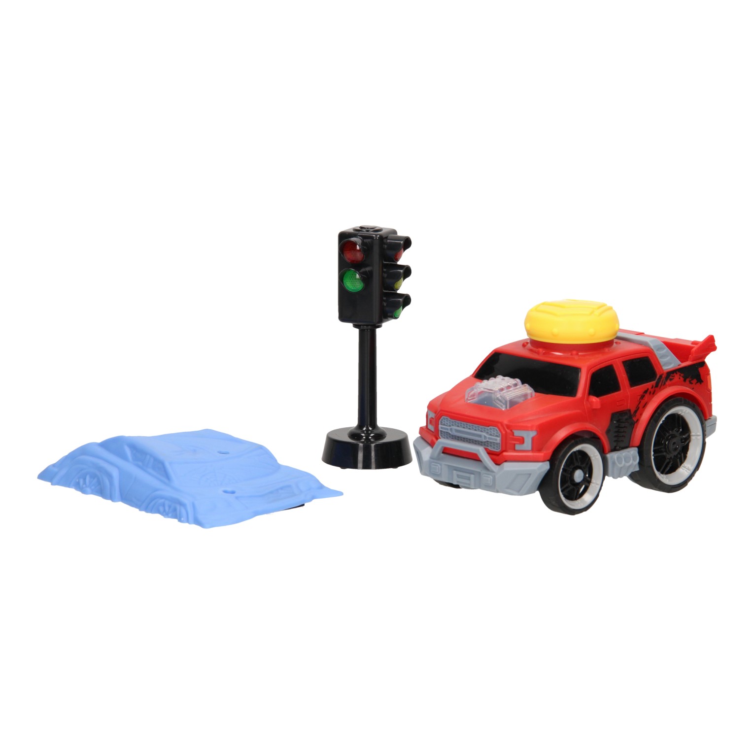 Crash-Stunt-Car-Set - Rot