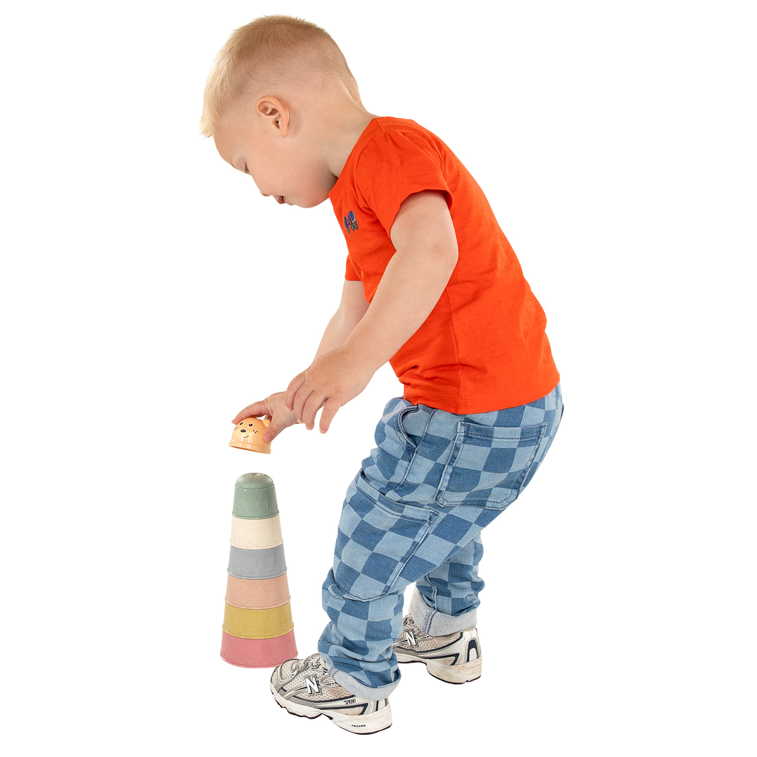 Gobelets empilables Pastel, 6 pièces.