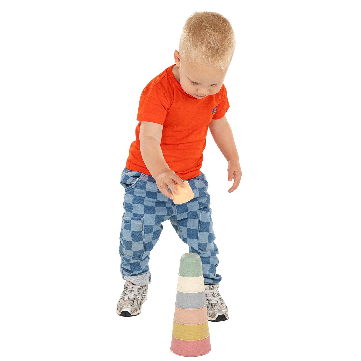 Gobelets empilables Pastel, 6 pièces.