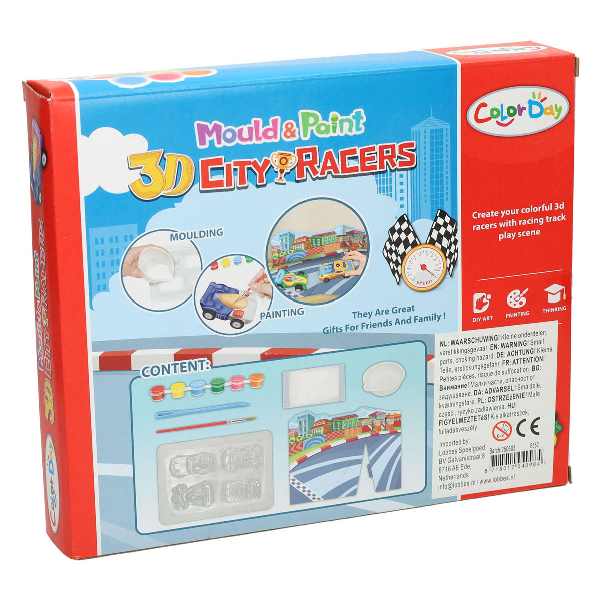 Gipsabdruck und Fahrzeugbemalung