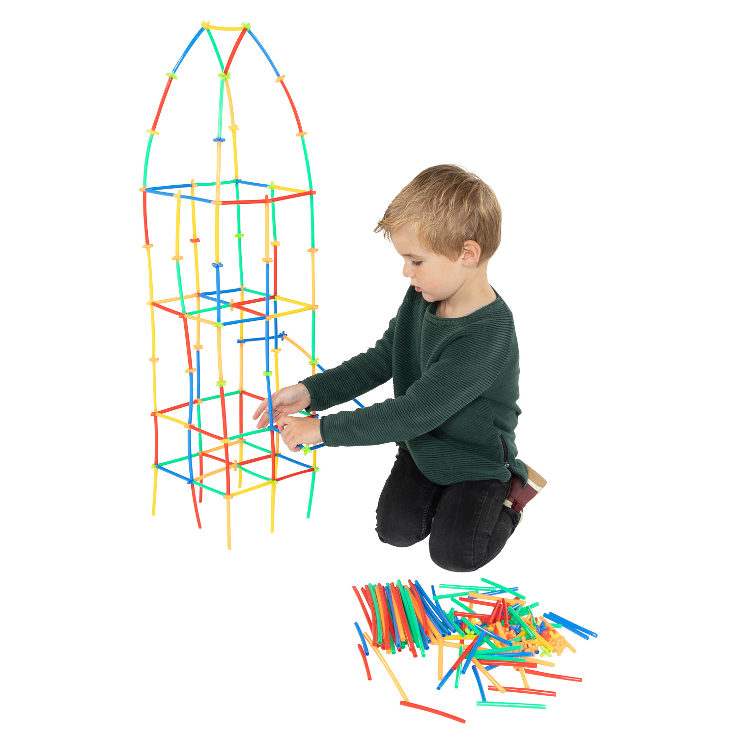 Bau-Strohhalme, 200 Stk.