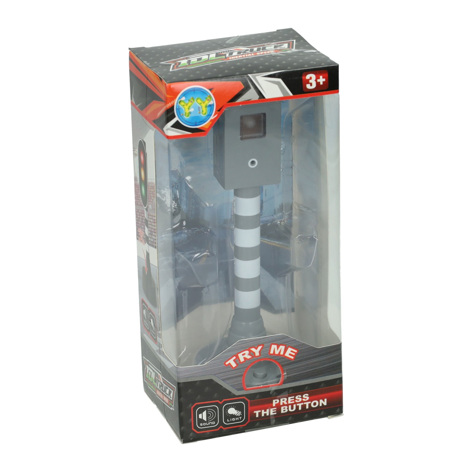 Flitspaal met Licht & Geluid