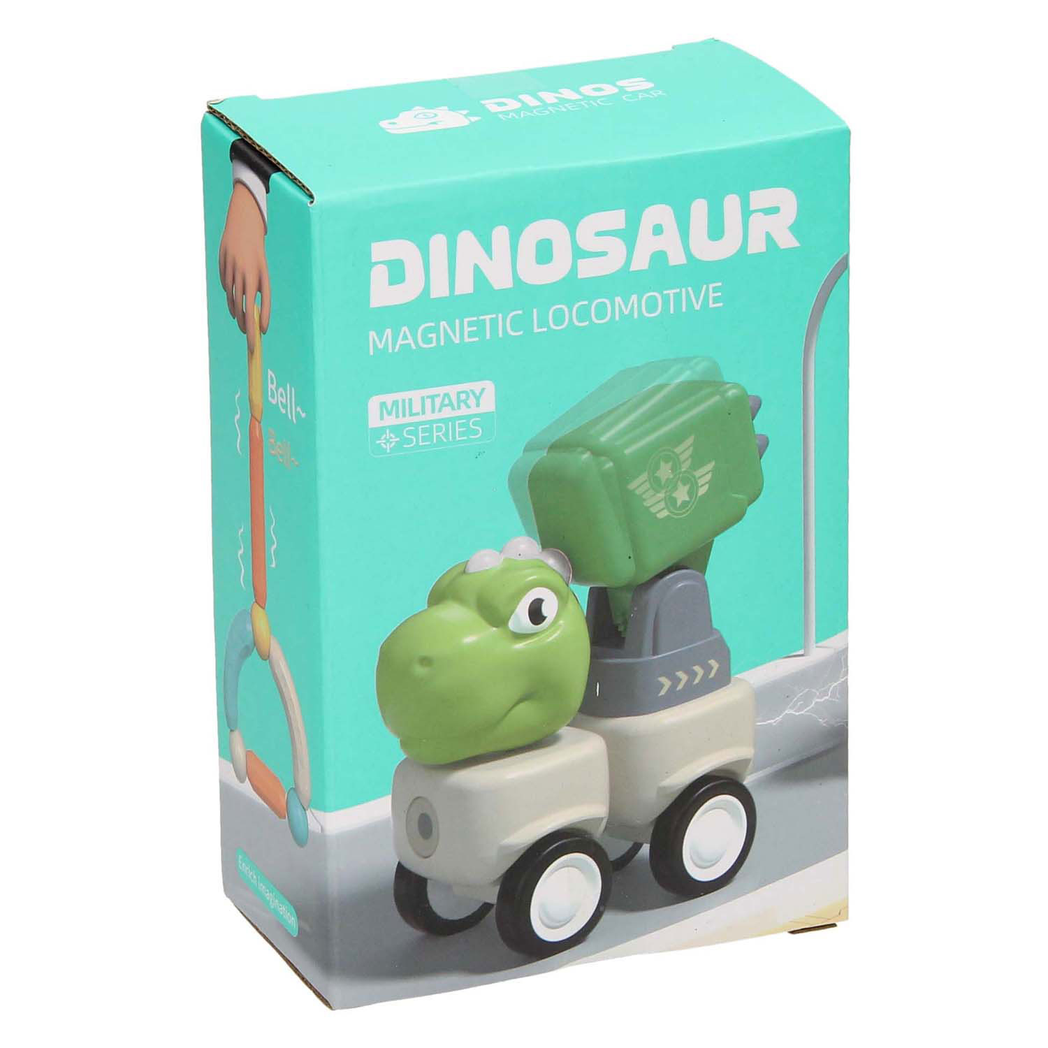 Jeu d'aimants Dino, 8 pcs.