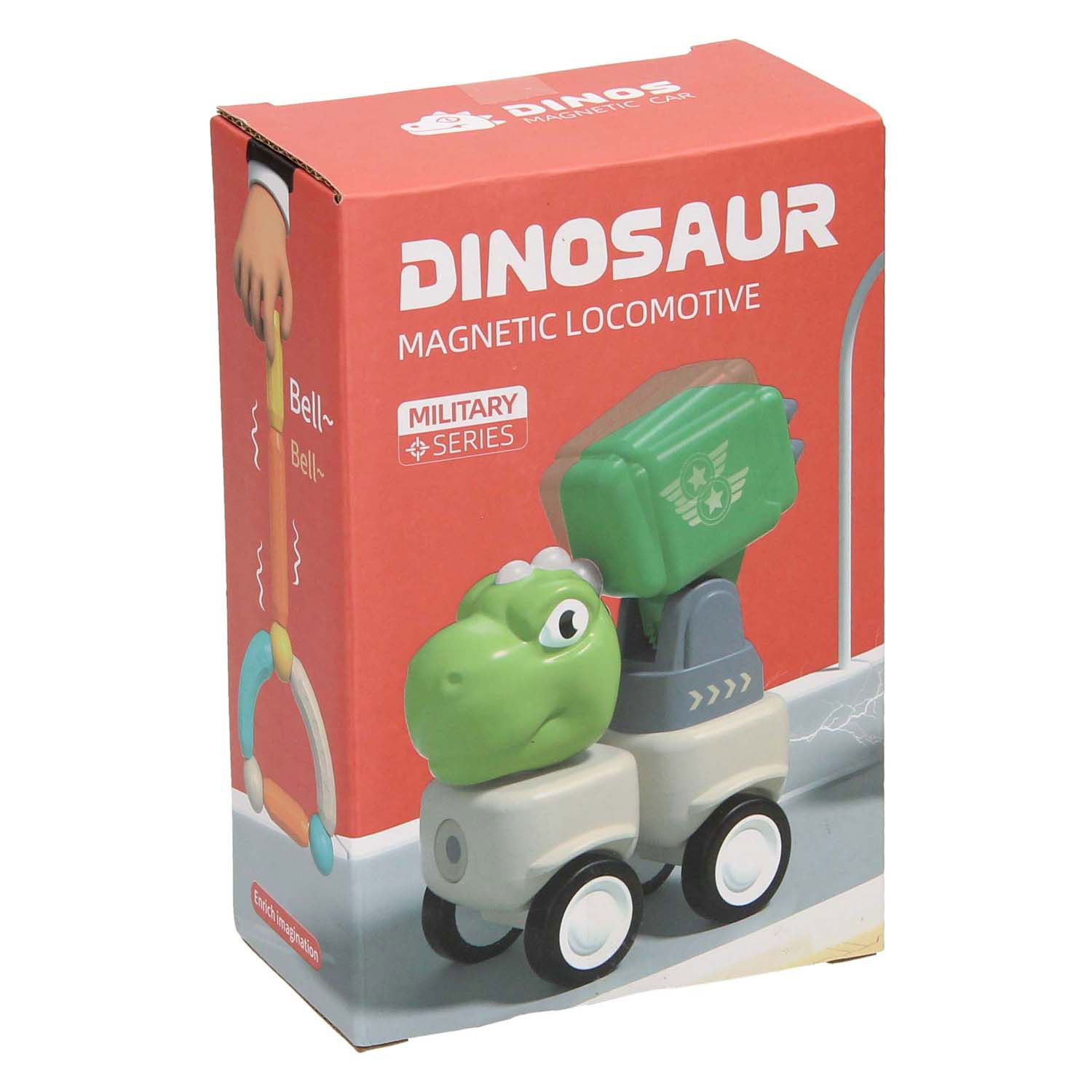 Jeu d'aimants Dino, 8 pcs.